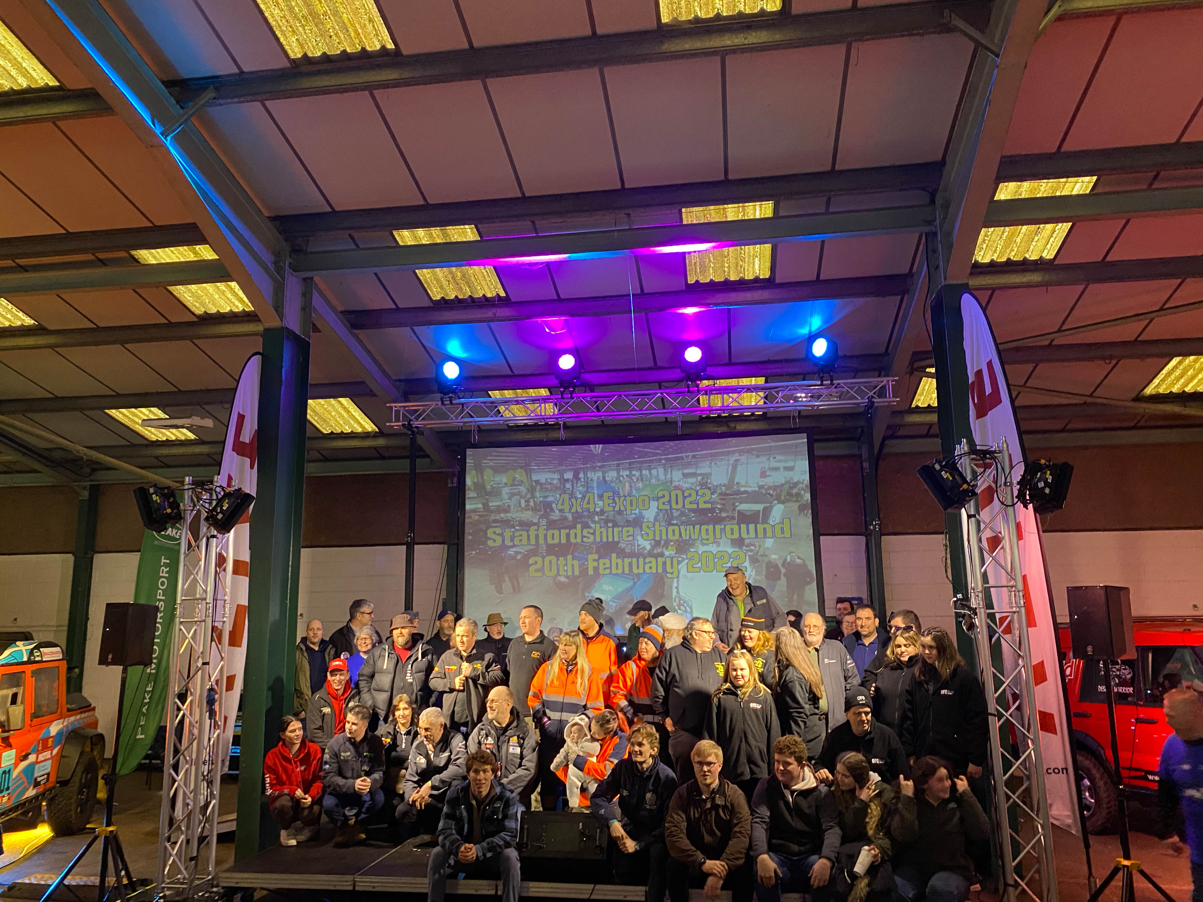 4x4 expo , bingley hall stafford , stafford events , production in stafford , stafford events , 4x4 events , stage men ,