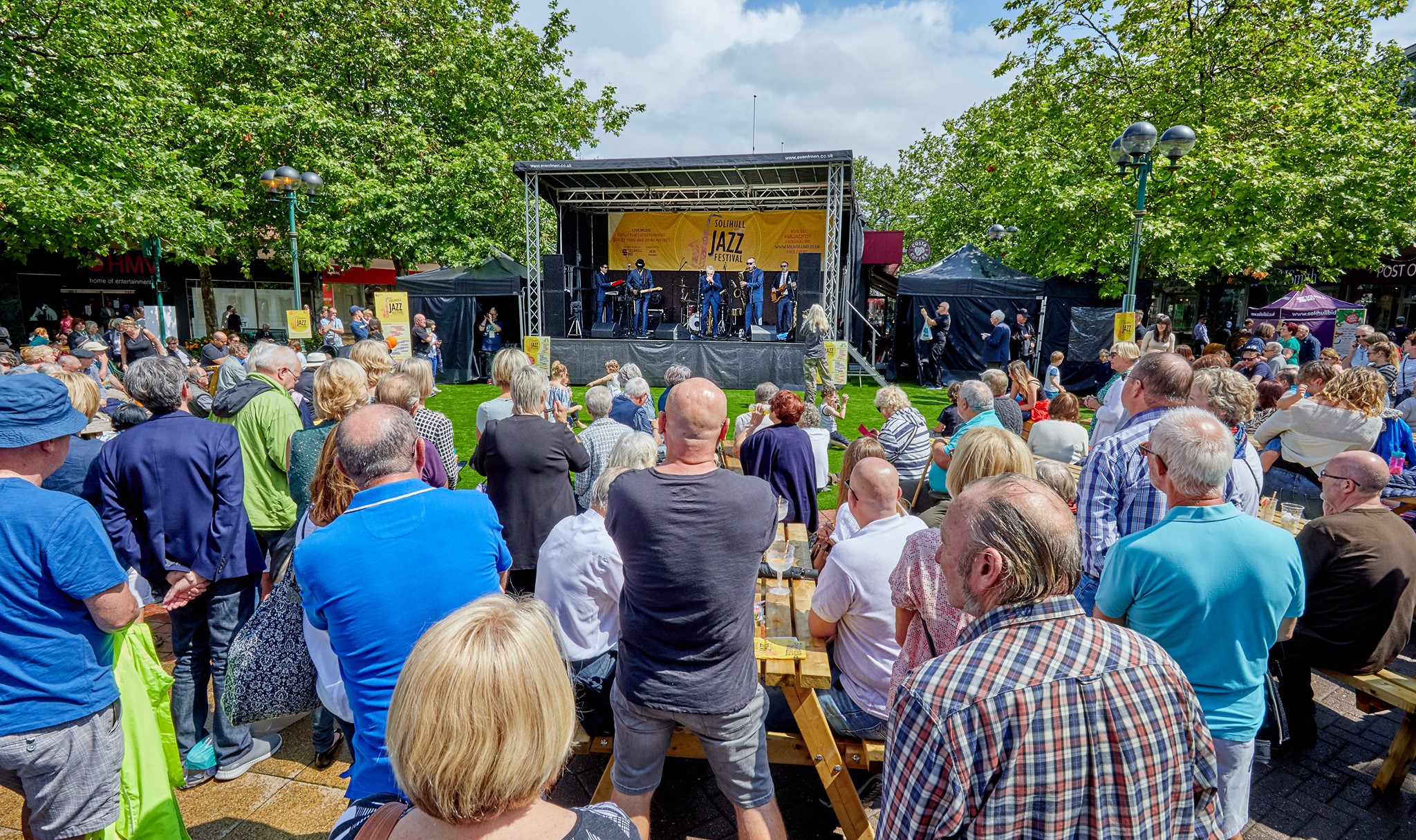 Solihull a touch of Jazz festival 2019. Production by Cannock Sound