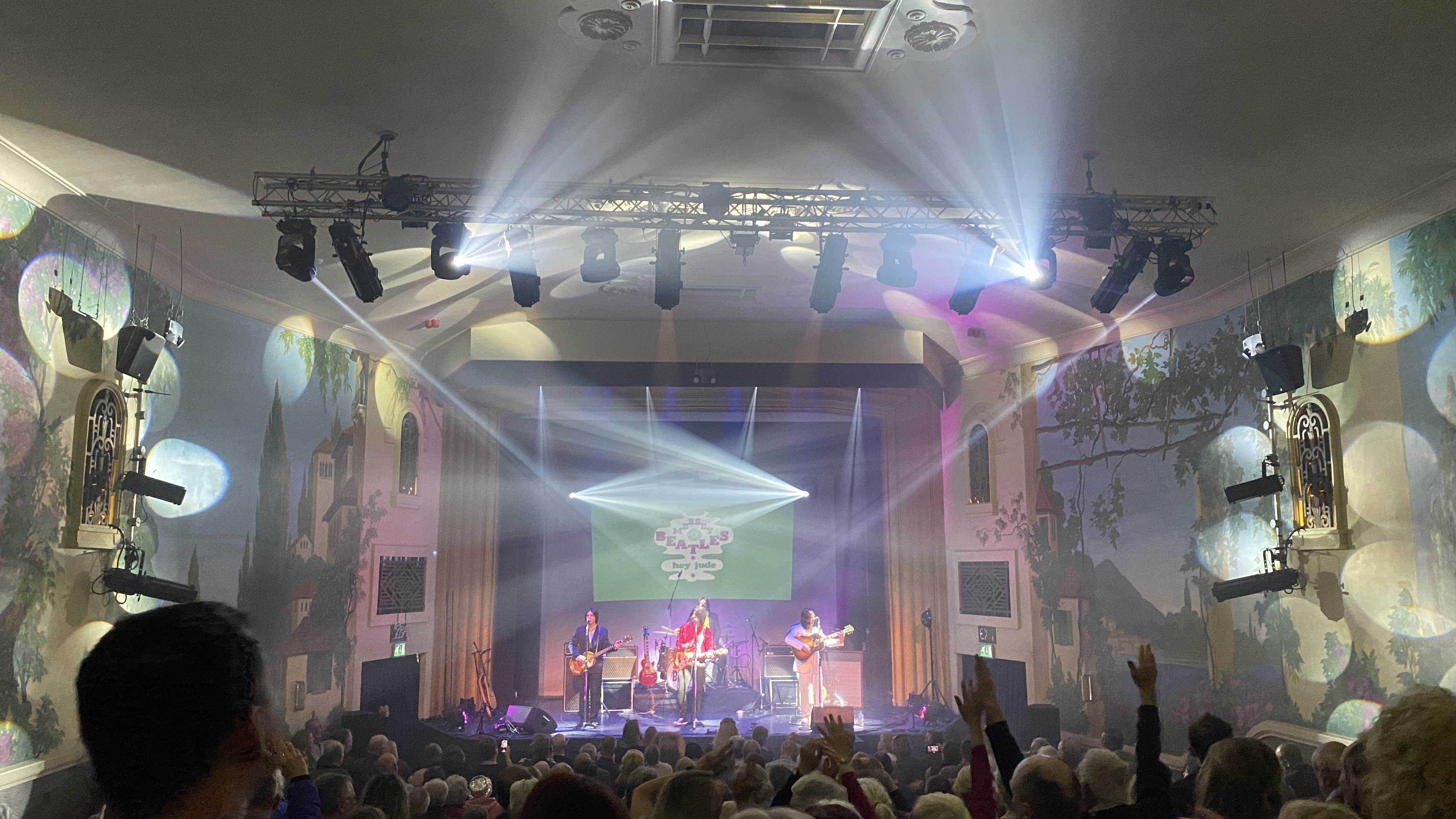 tenbury wells , mersey beatles , the beatles , the upbeat beatles , tribute band , production for touring bands , production for tribute band ,