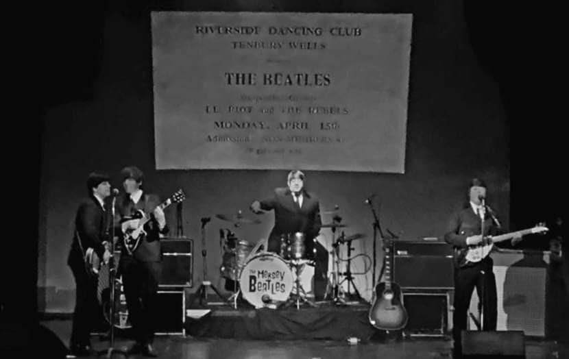 tenbury wells , mersey beatles , the beatles , the upbeat beatles , tribute band , production for touring bands , production for tribute band ,