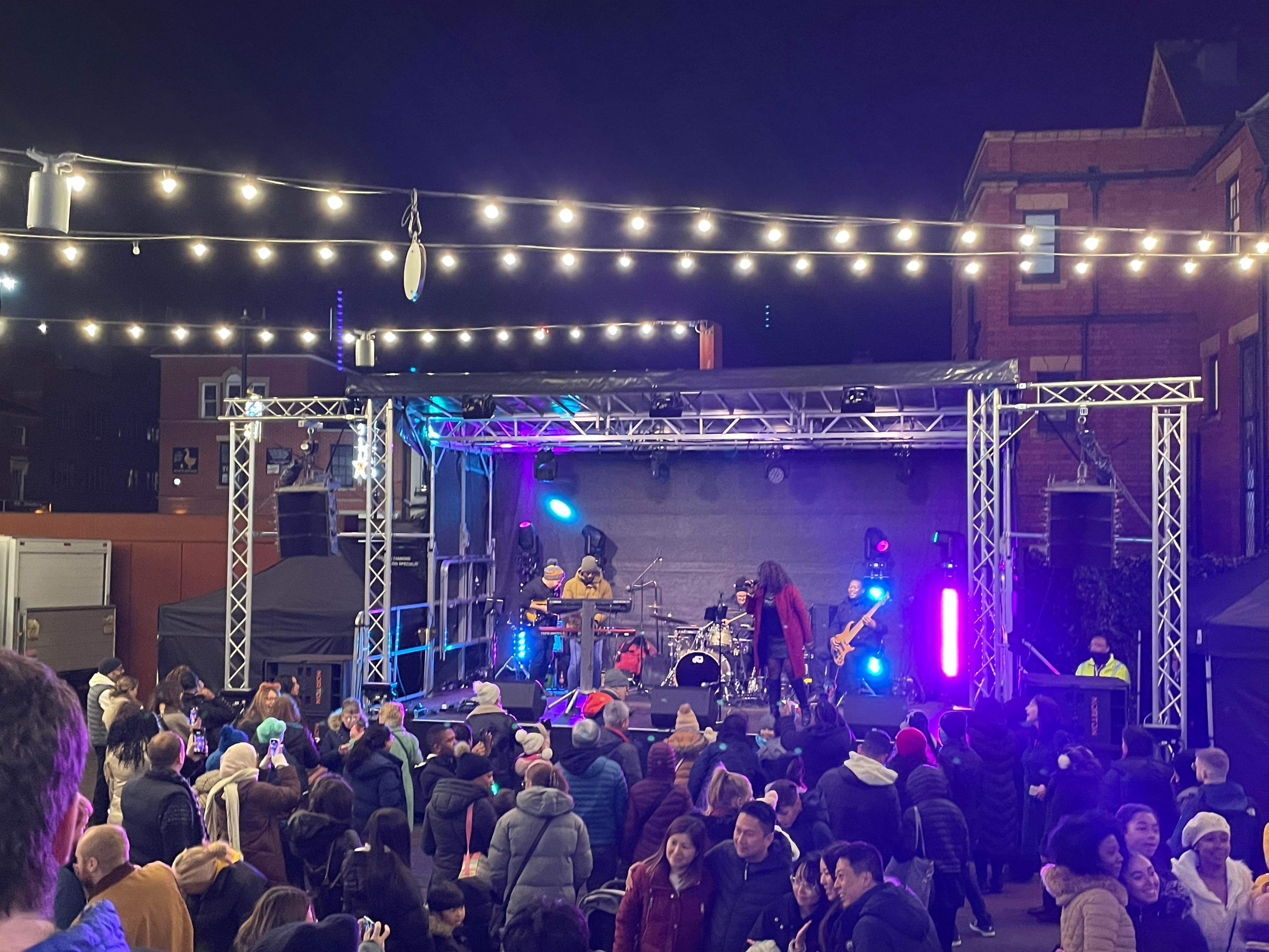 JQ christmas , lights , christmas lights , stagemen , cannock sound , cannocksoundhire , cannock sound hire , norton audio , production ,