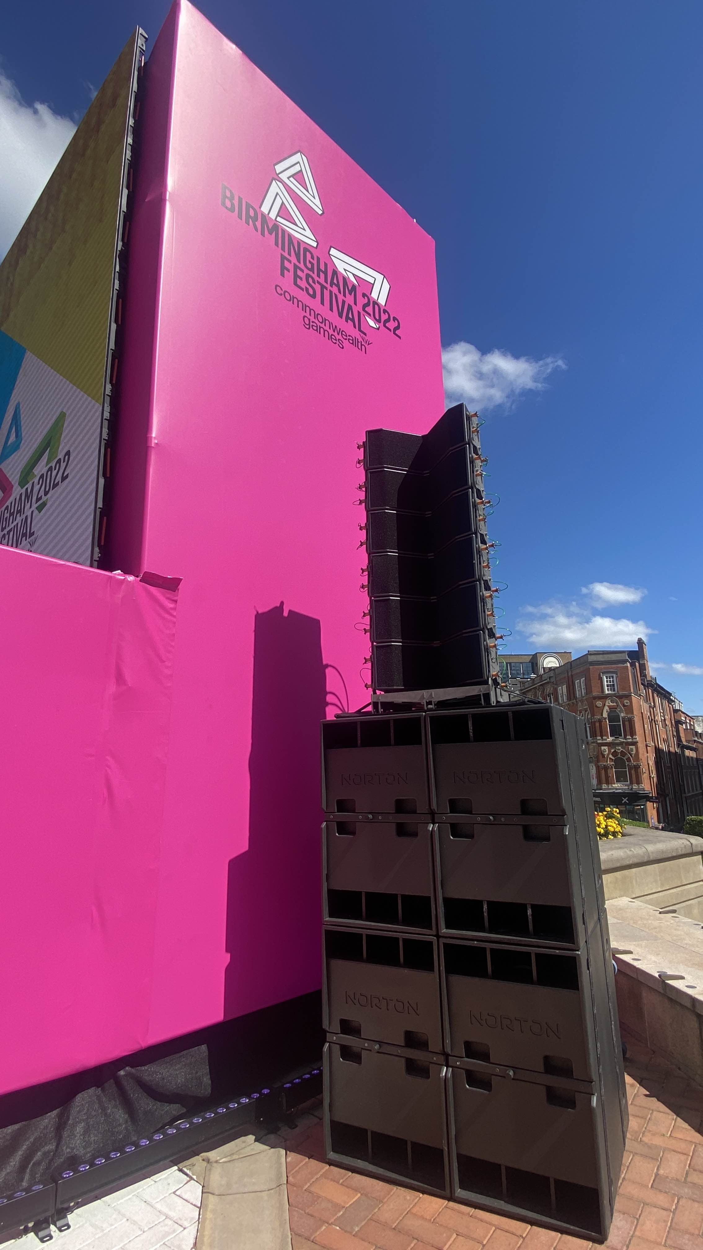 commonwealth games audio , commonwealth games birmingham audio , commonwealth games pa company ,