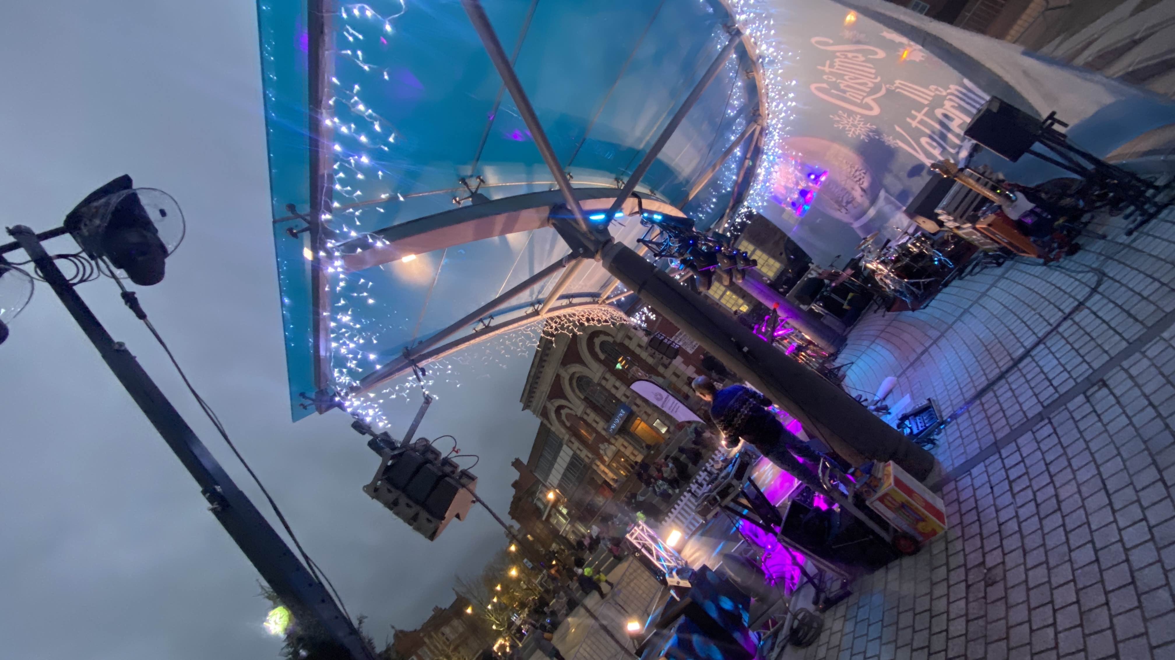 kettering , christmas , christmas lights , stagemen , cannock sound , 2023 , lights 2023 ,