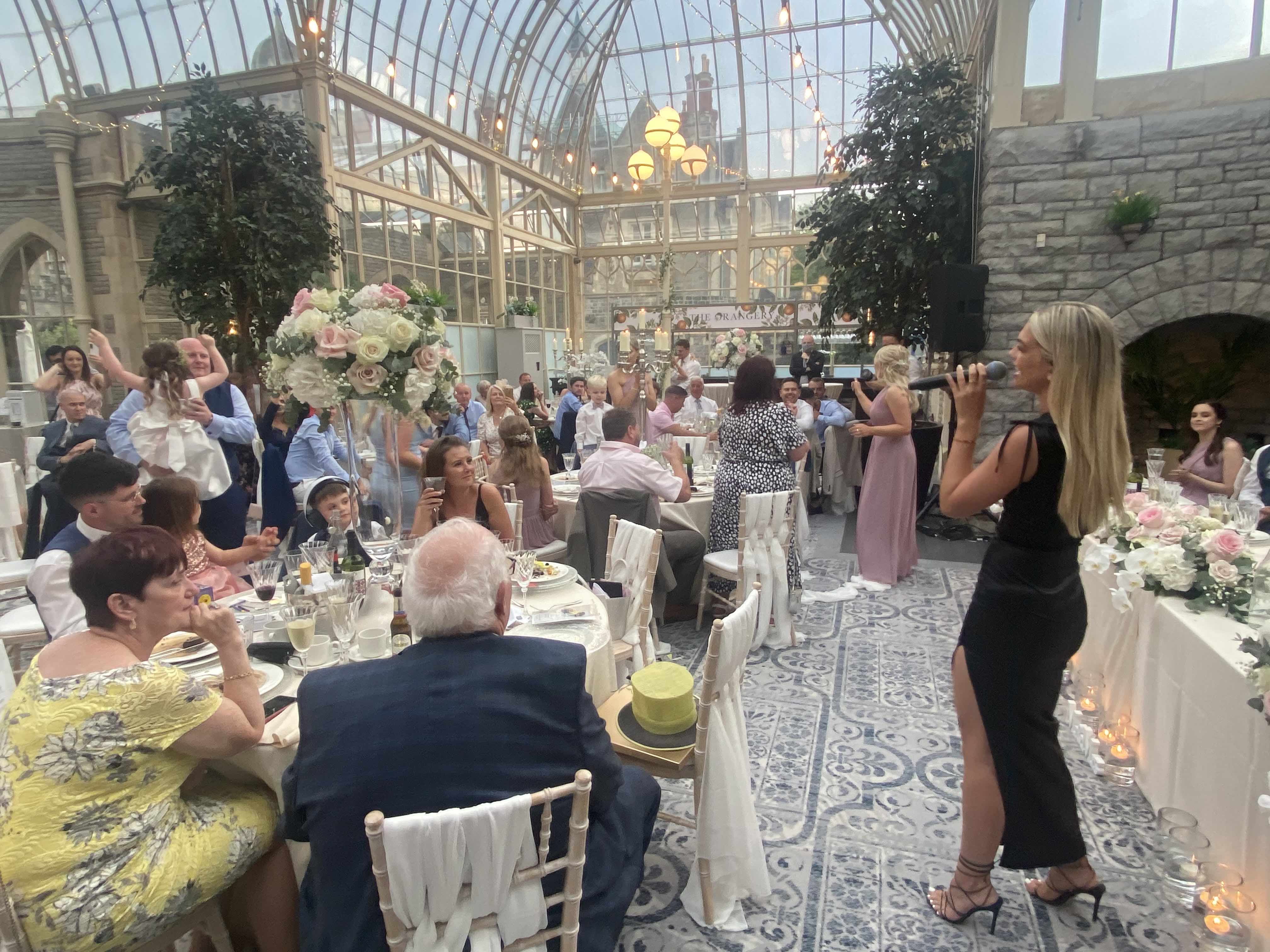 Louisa Johnson , X factor winner , private event , production for louisa johnson , Tortworth House , De vere hotel , 