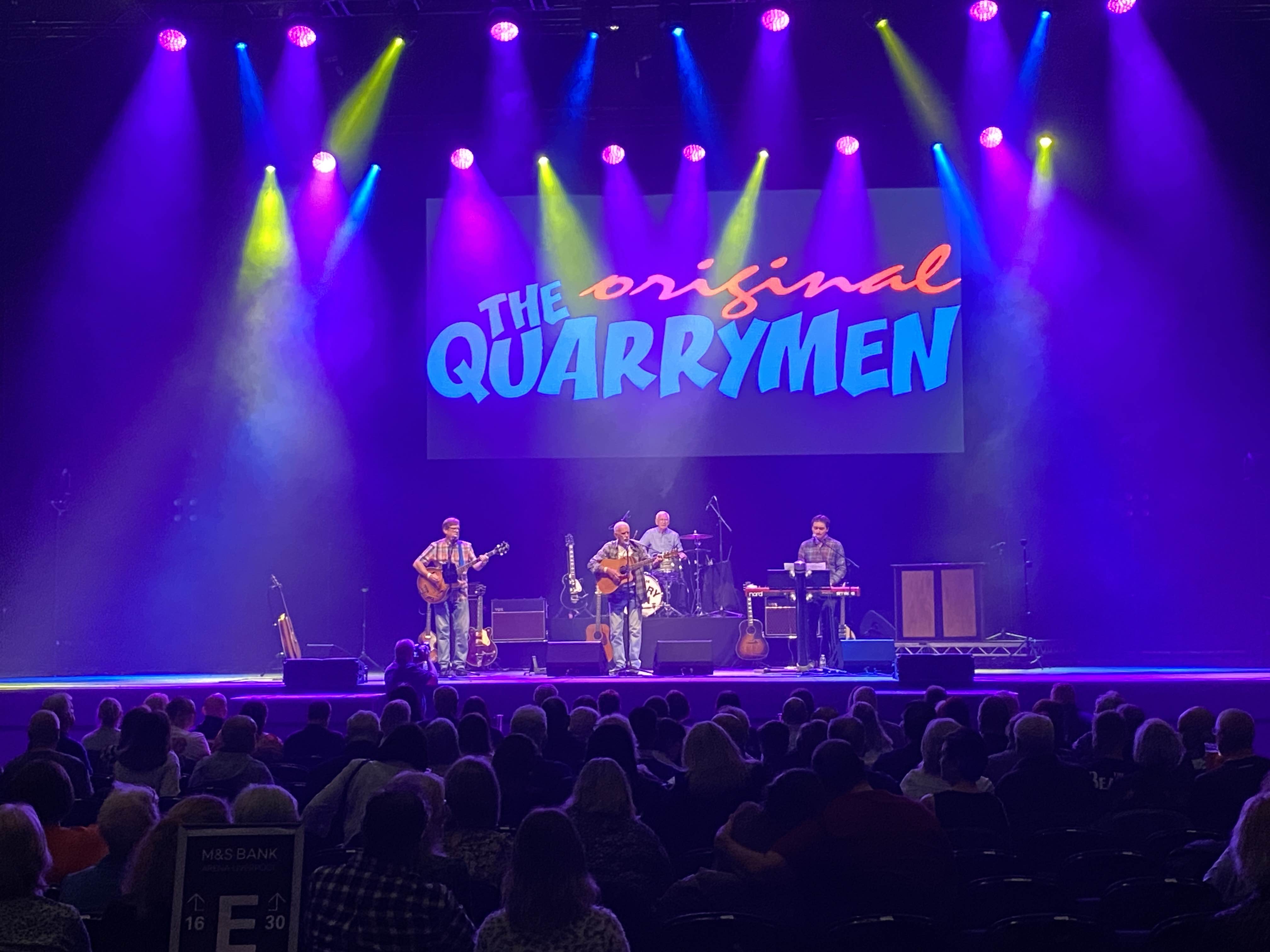 mersey beatles , the beatles , the upbeat beatles , hoddesdon , tribute band , production for touring bands , production for tribute band , liverpool arena , liverpool , M&S arena ,