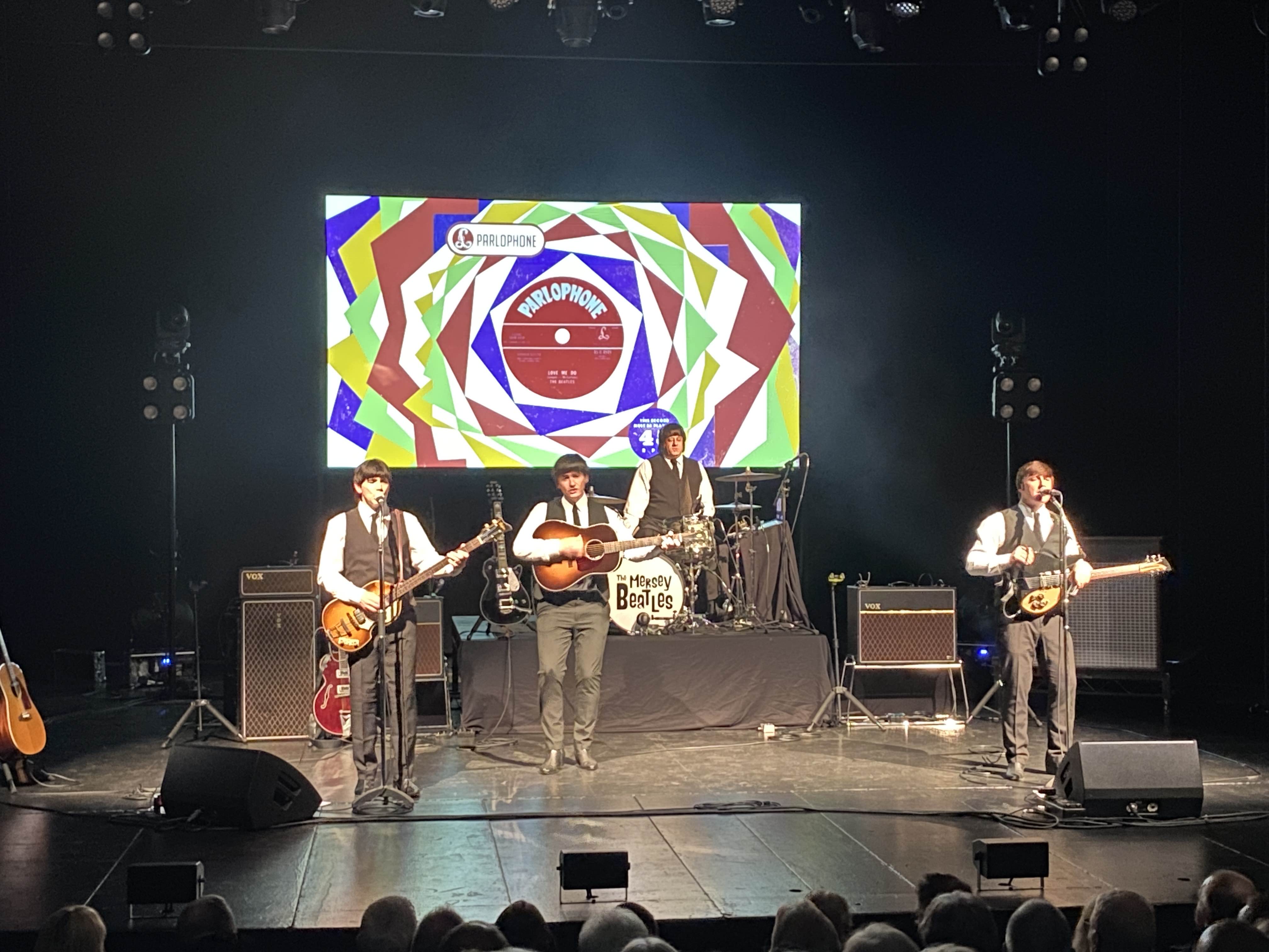 newark ,mersey beatles , the beatles , the upbeat beatles  , tribute band , production for touring bands , production for tribute band ,