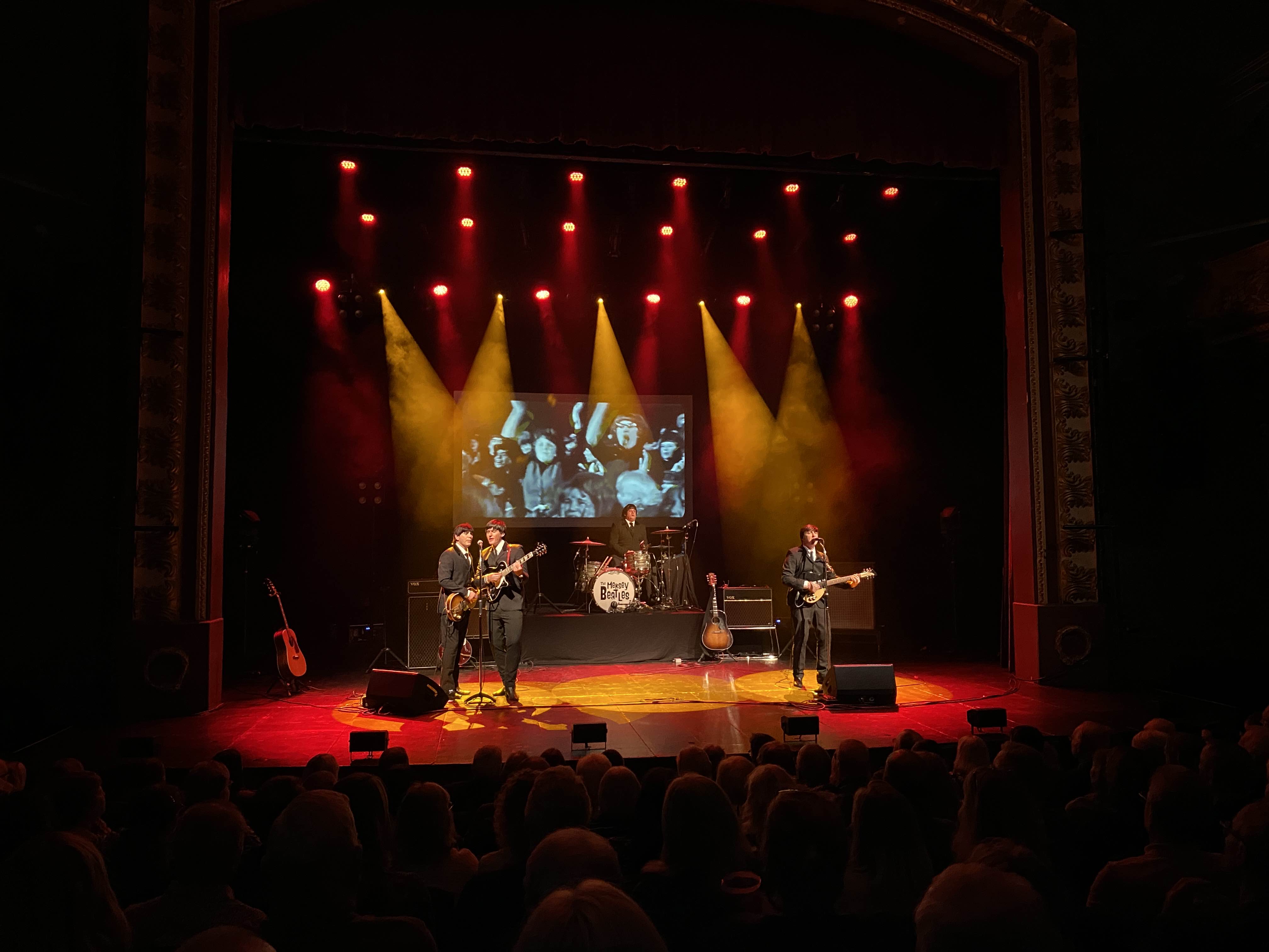 newark ,mersey beatles , the beatles , the upbeat beatles  , tribute band , production for touring bands , production for tribute band ,