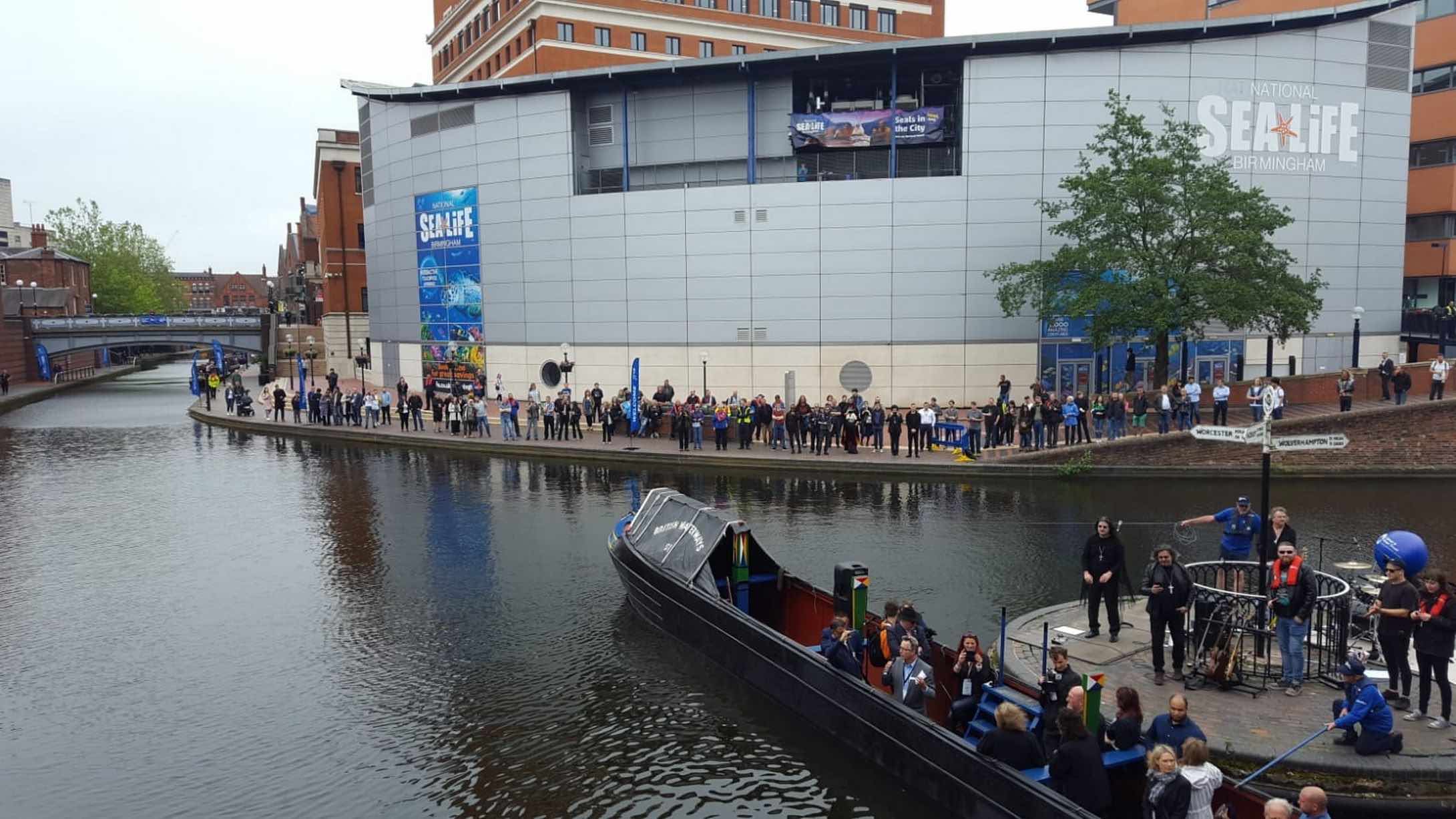 Black Sabbath bridge , broad street event , Westside BID , Birmingham events , stage hire birmingham , audio hire in birmingham , music in birminhgam , free birmingham ,