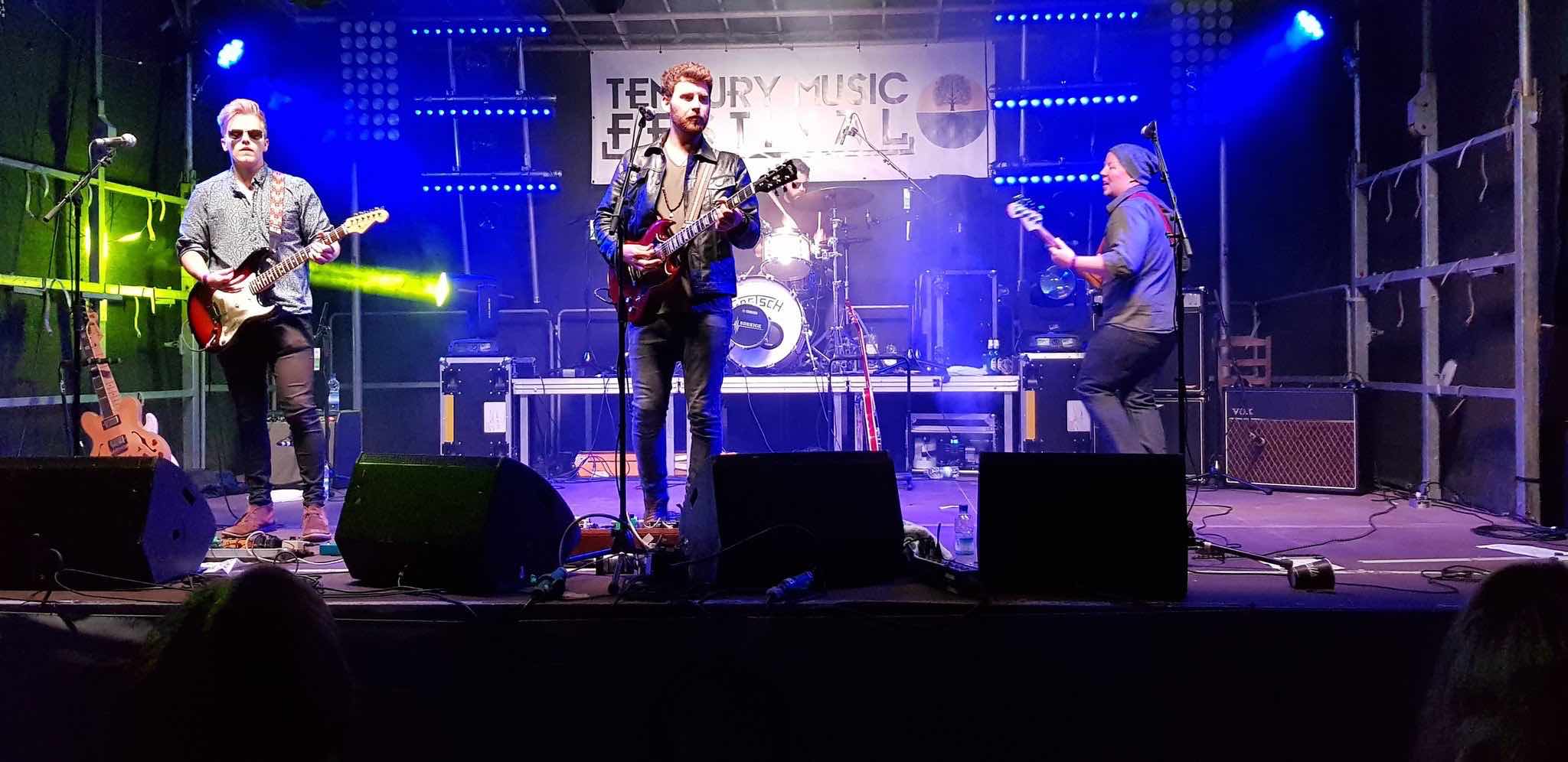 Tenbury Wells Music Festival , private festival hire , lighting seeds live ,