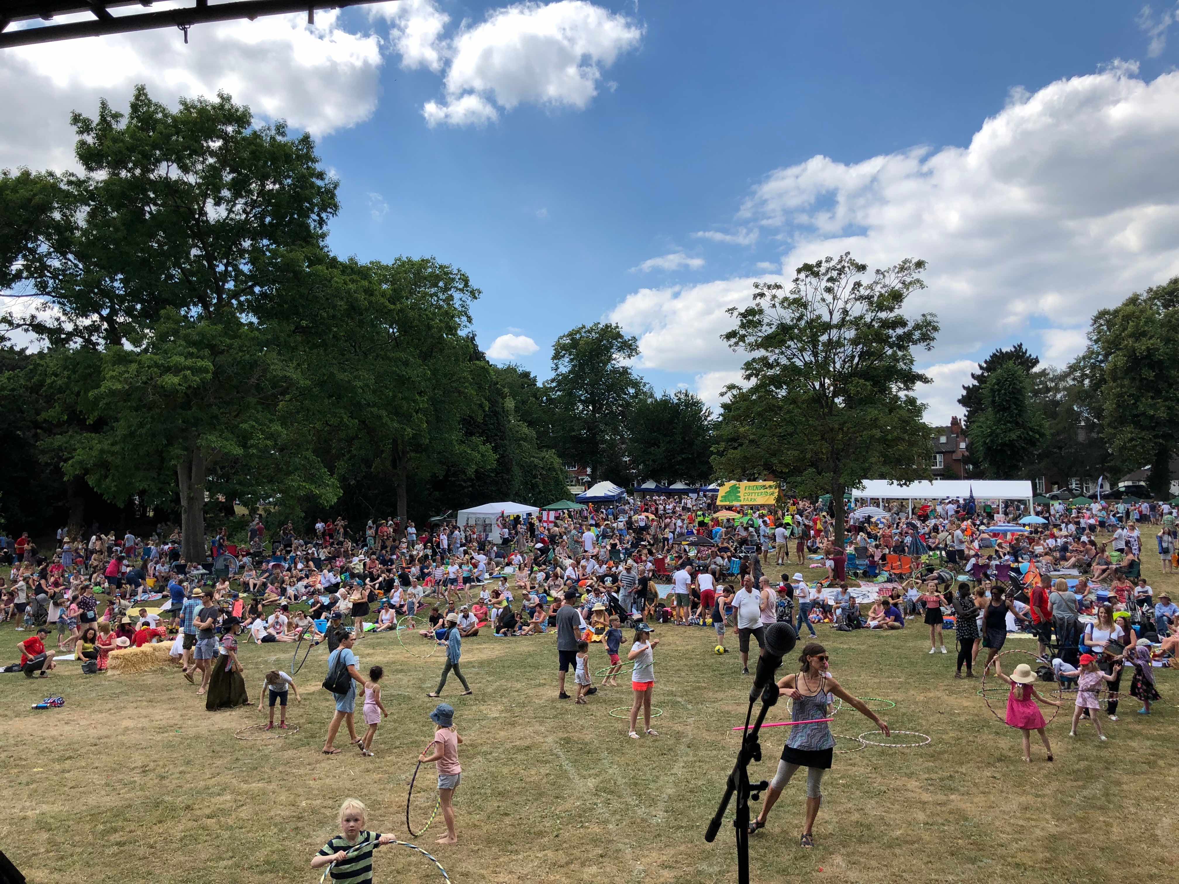 Coco Mad , music festival in Cotteridge Park , cocomad , #cocomad , free festival , concert , outdoor free show , outdoor production , Birmingham festival , 