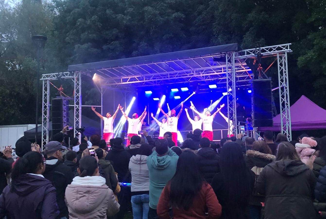 diwali , diwali wolverhampton , phoenix park , wolves , 2021 , cannocksound , stagemen , indian ,