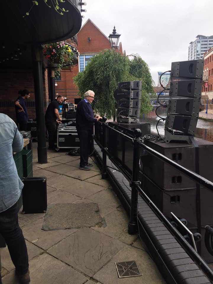 Black Sabbath bridge , broad street event , Westside BID , Birmingham events , stage hire birmingham , audio hire in birmingham , music in birminhgam , free birmingham ,