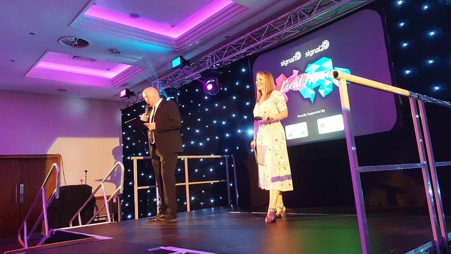 signal 1 local hero awards , signal 1 radio events , signal 1 radio awards evening , signal 1 radio production , awards production at crewe hall , 