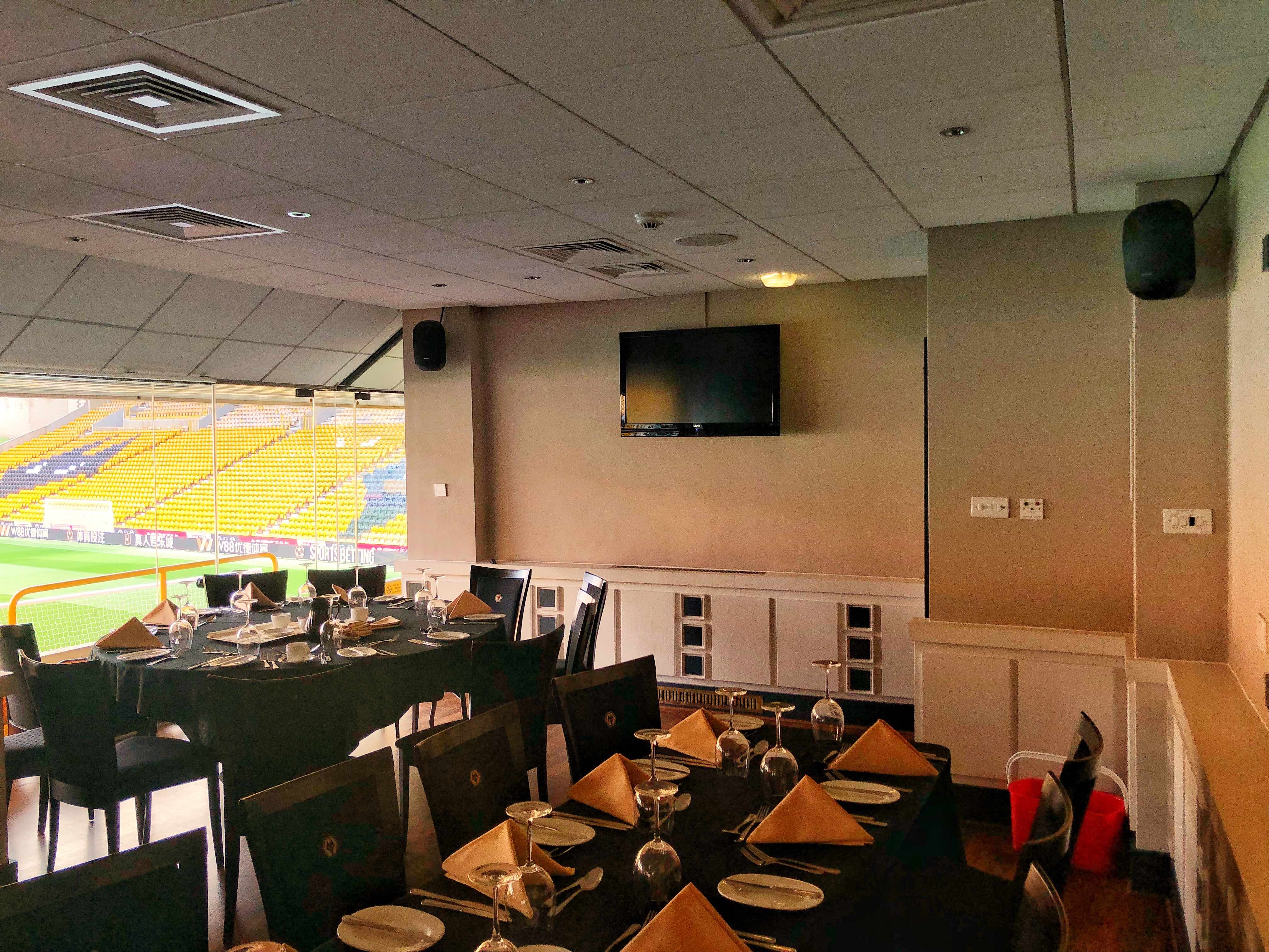 Audio install at Wolves FC, Wolverhampton