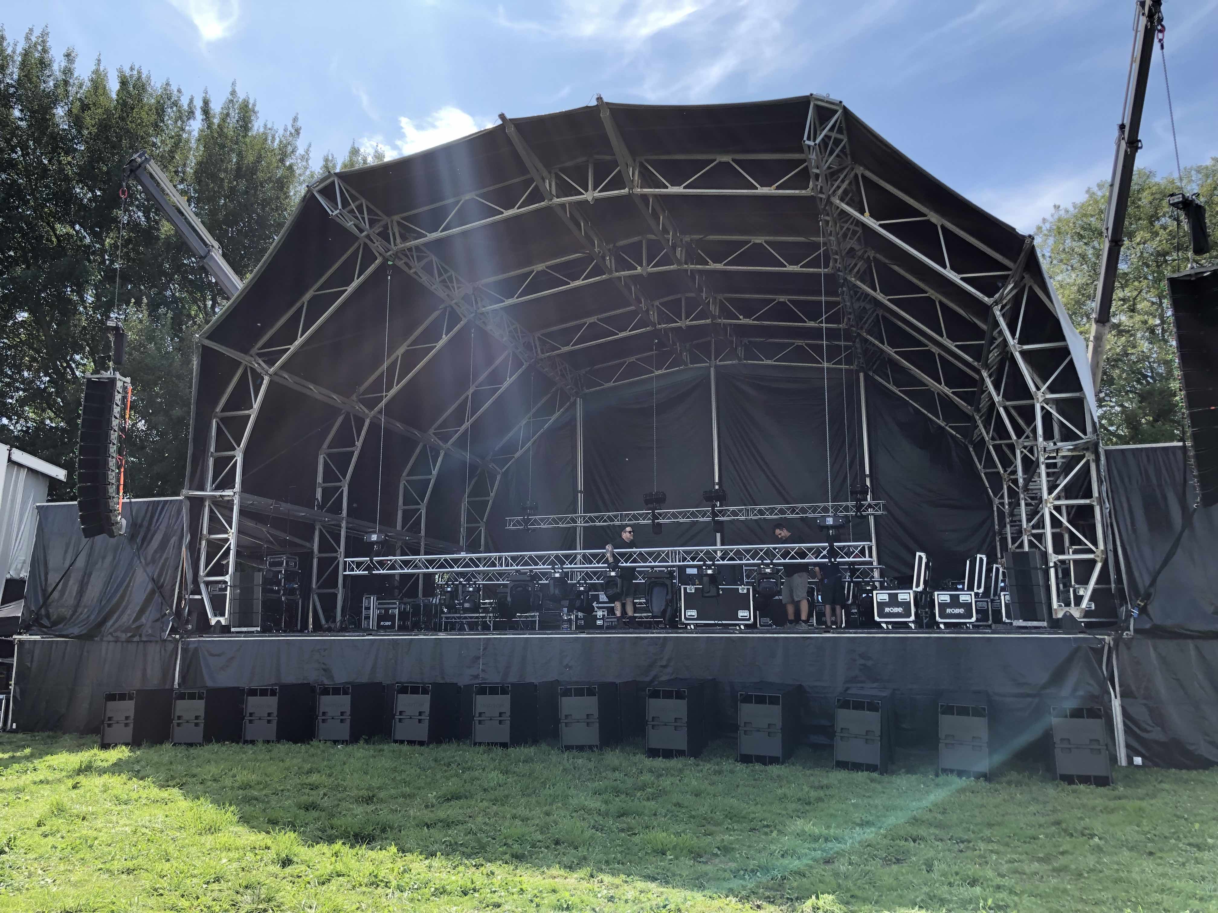 private festival event production by Cannock Sound