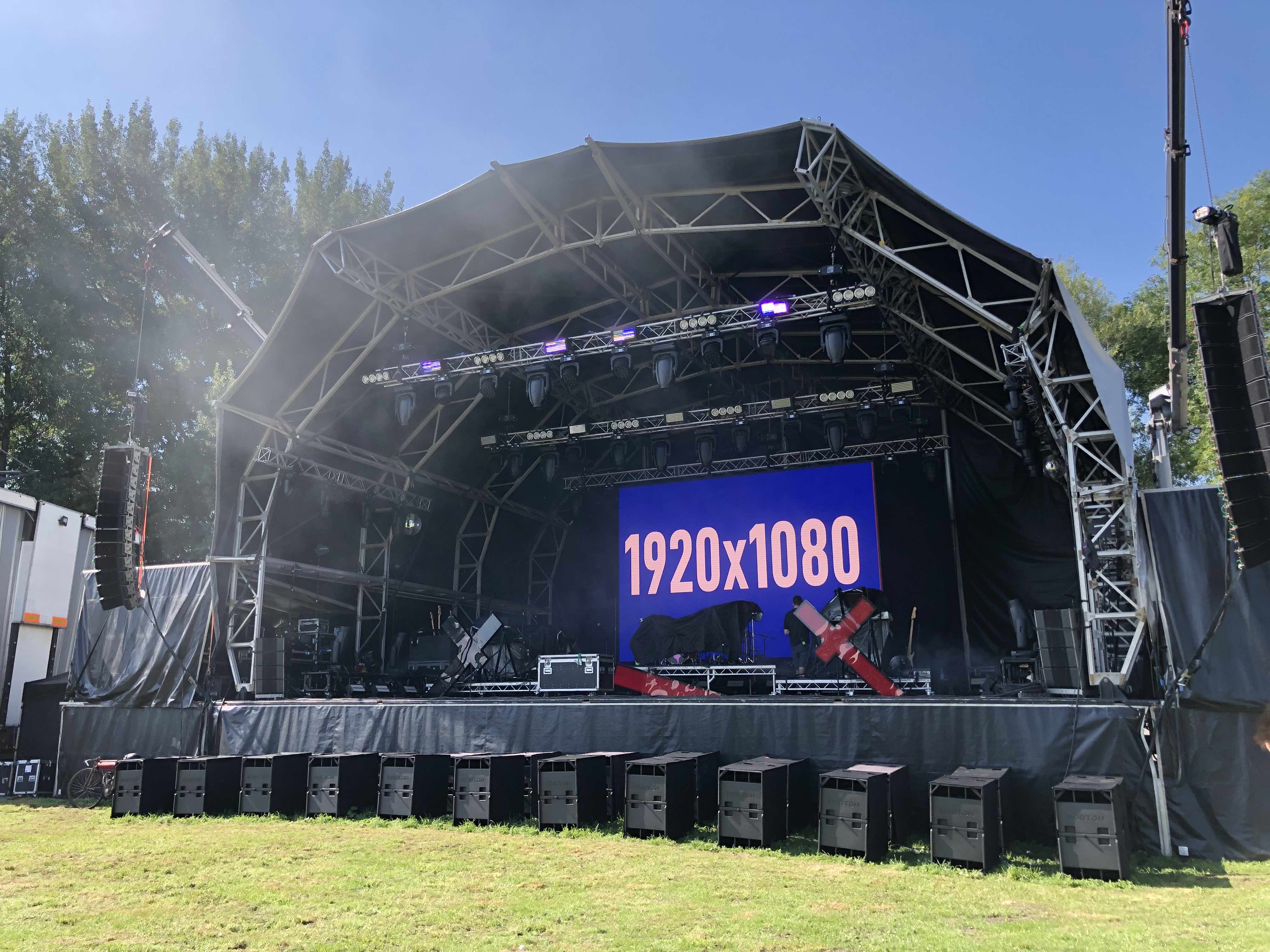 private festival event production by Cannock Sound