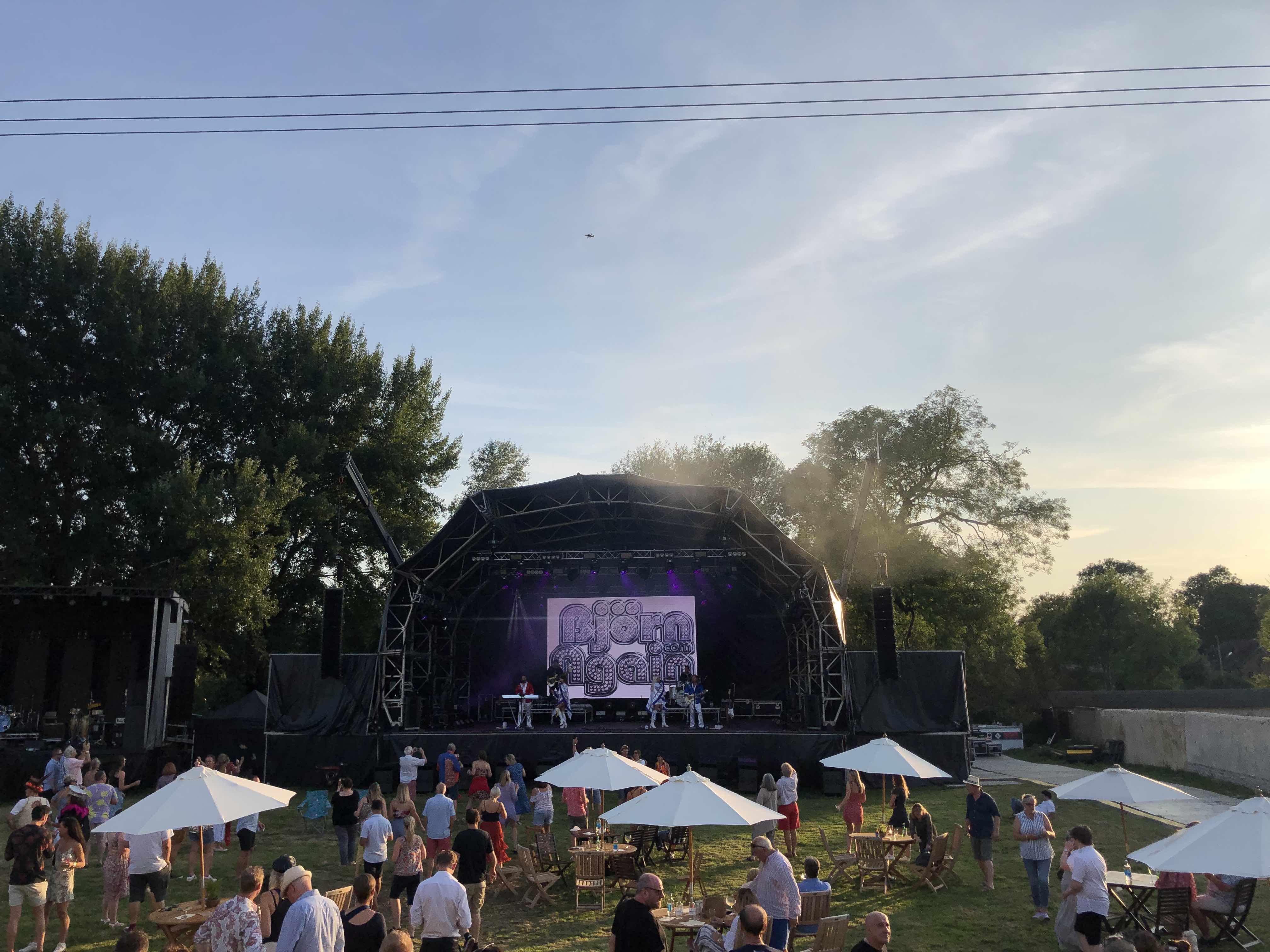 private festival event production by Cannock Sound