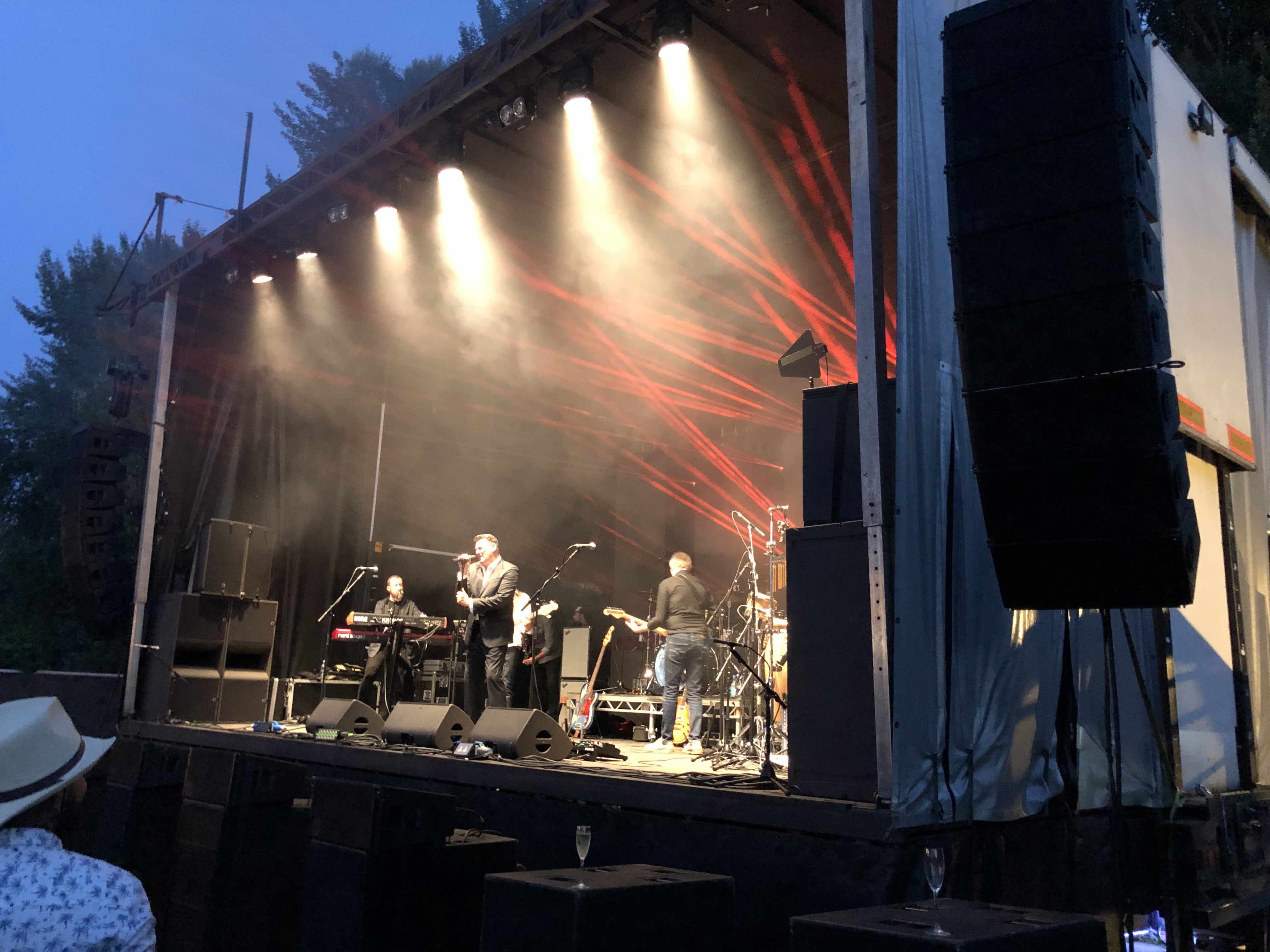 private festival event production by Cannock Sound