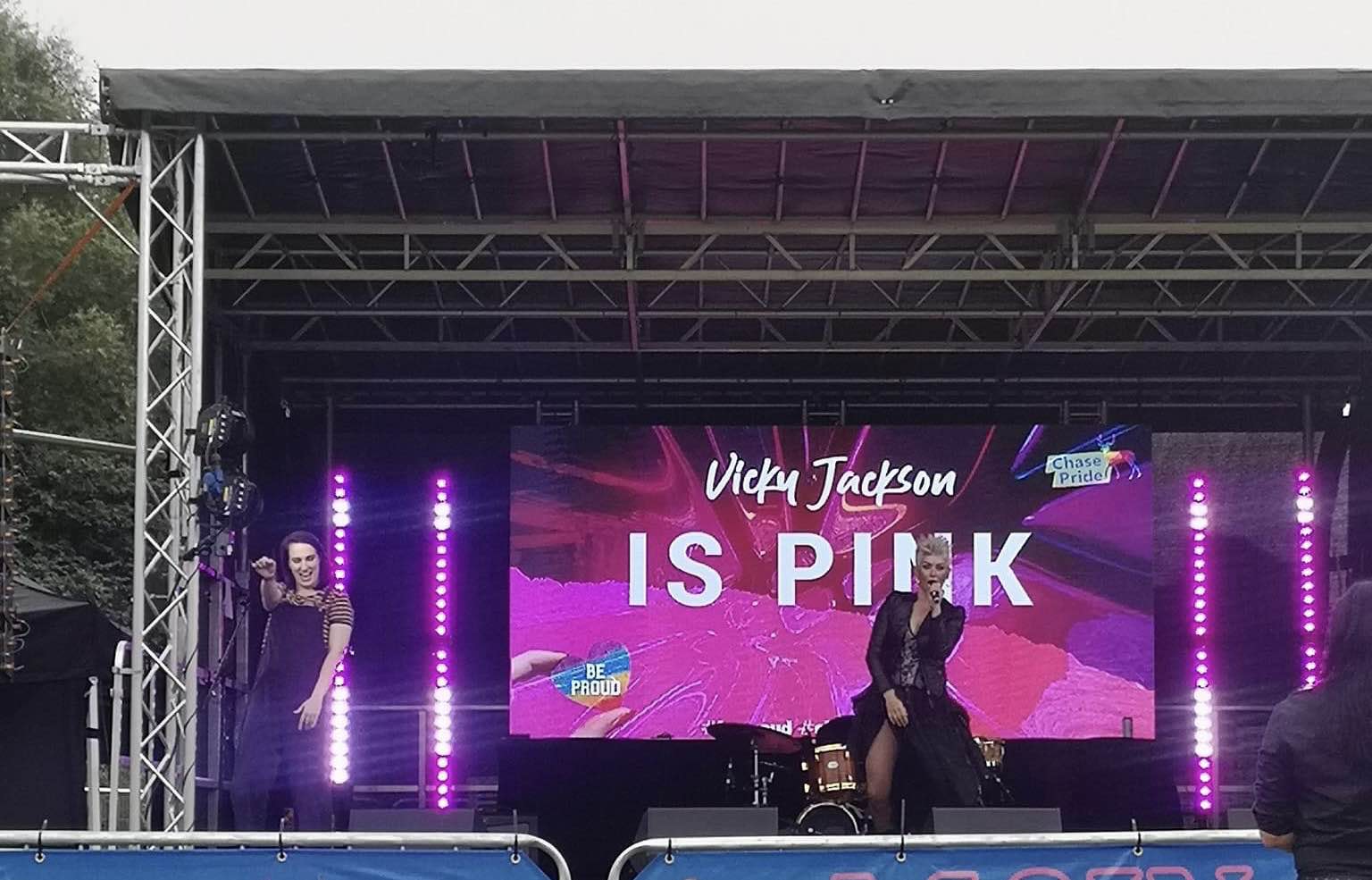 cannock chase pride , chase pride , hednesford , pride 2022 , pride cannock , cannock chase pride , danny beard , cheryl hole , stage men , cannock sound , cannock sound hire ,