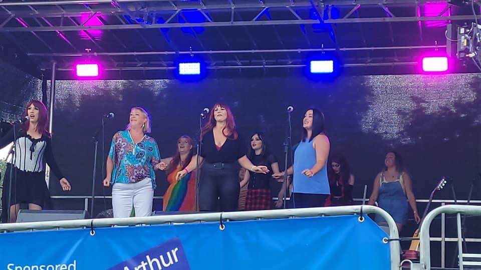 cannock chase pride , chase pride , hednesford , pride 2022 , pride cannock , cannock chase pride , danny beard , cheryl hole , stage men , cannock sound , cannock sound hire ,