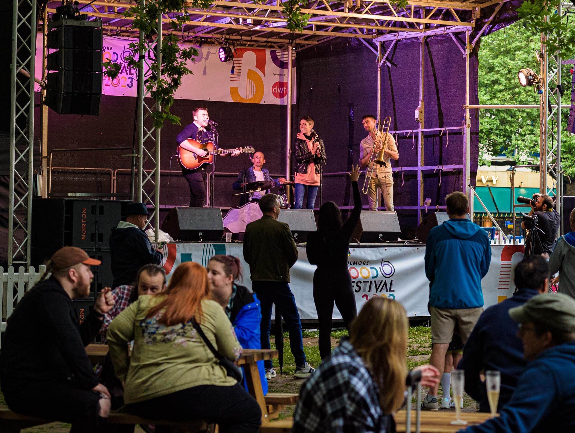 colmore food festival , colmore bid , colmore food festival 2023 , birmingham food festival 2023 , cannock sound hire , cannock sound , outdoor festival birmingham , free concert in birmingham ,