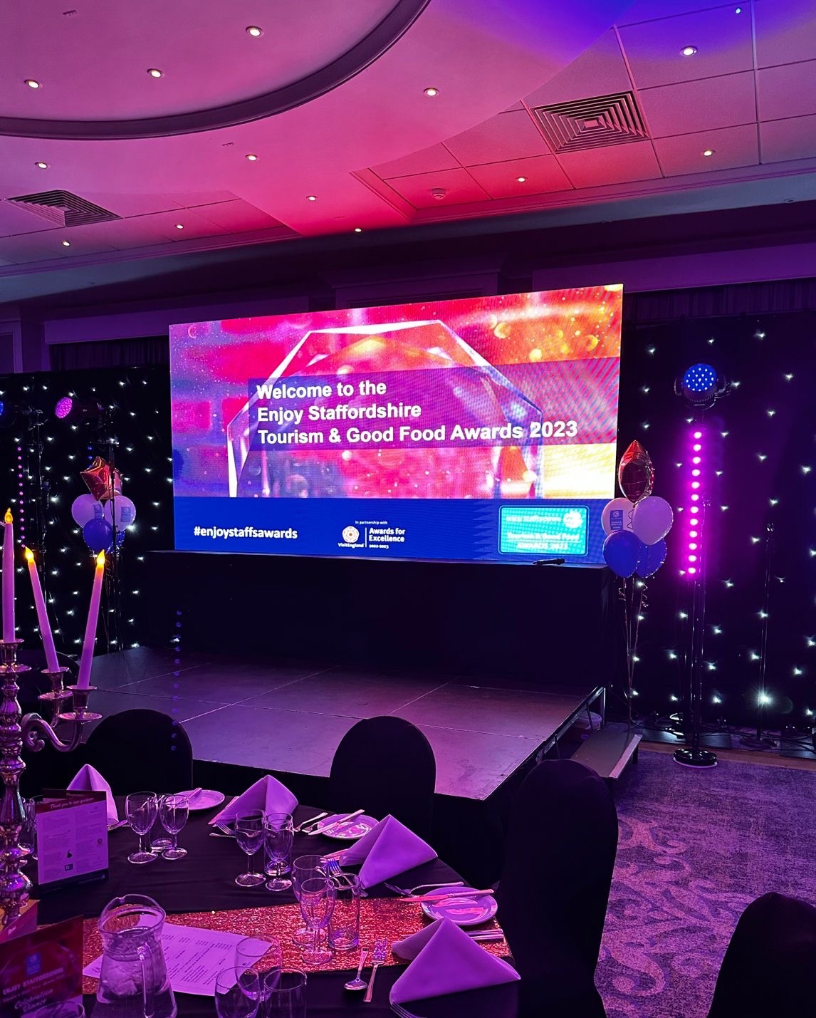 staffordshire tourism , enjoy staffordshire , enjoy staffordshire tourism awards , awards evening , cannock sound , enjoystaffs ,