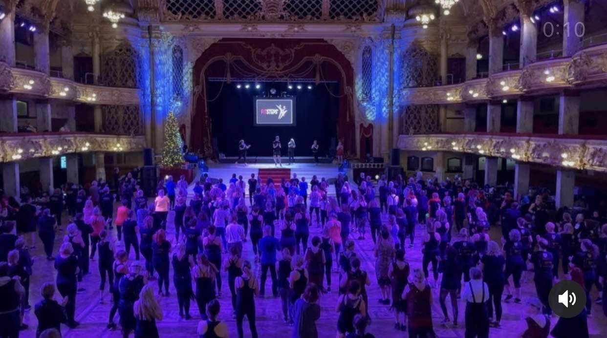 fit steps , fitsteps , blackpool , blackpool tower ballroom , blackpool tower fire , ballroom dancing , audio production blackpool ,