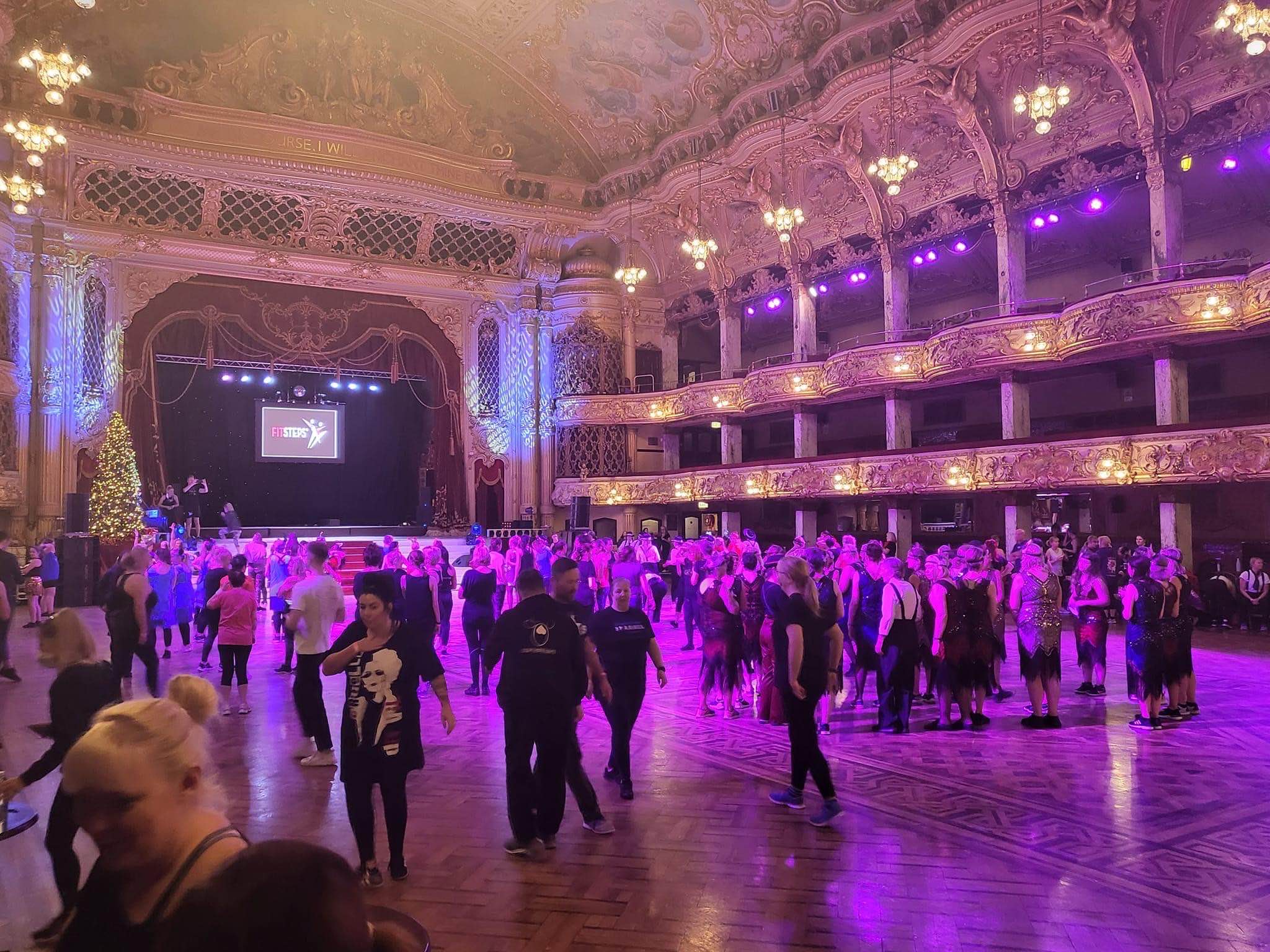 fit steps , fitsteps , blackpool , blackpool tower ballroom , blackpool tower fire , ballroom dancing , audio production blackpool ,