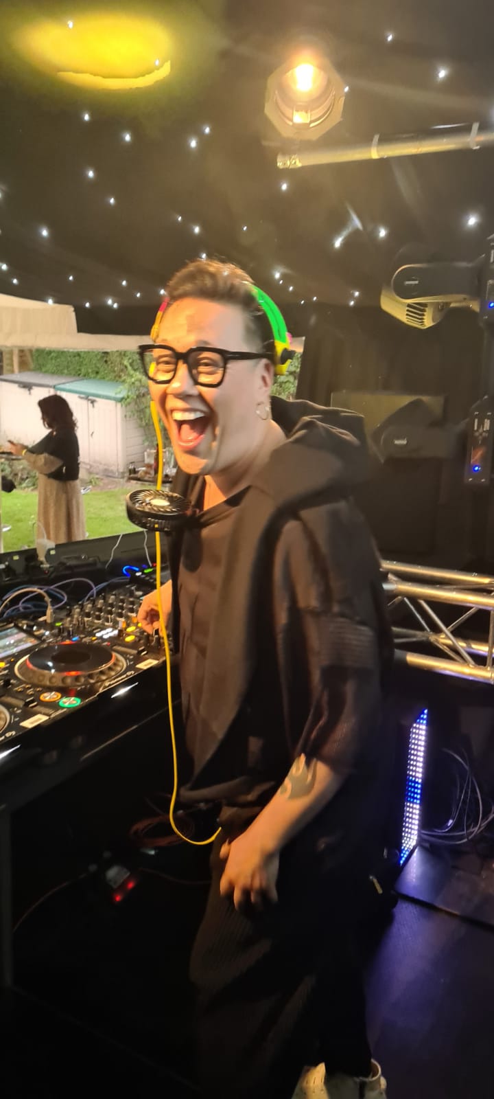 gok wan , gok , isloation nation , dj , production hire , cannock sound , stage men , pioneer cdj ,