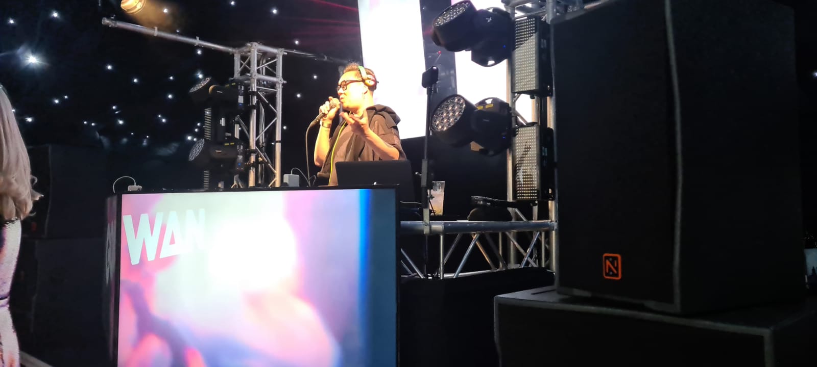 gok wan , gok , isloation nation , dj , production hire , cannock sound , stage men , pioneer cdj ,
