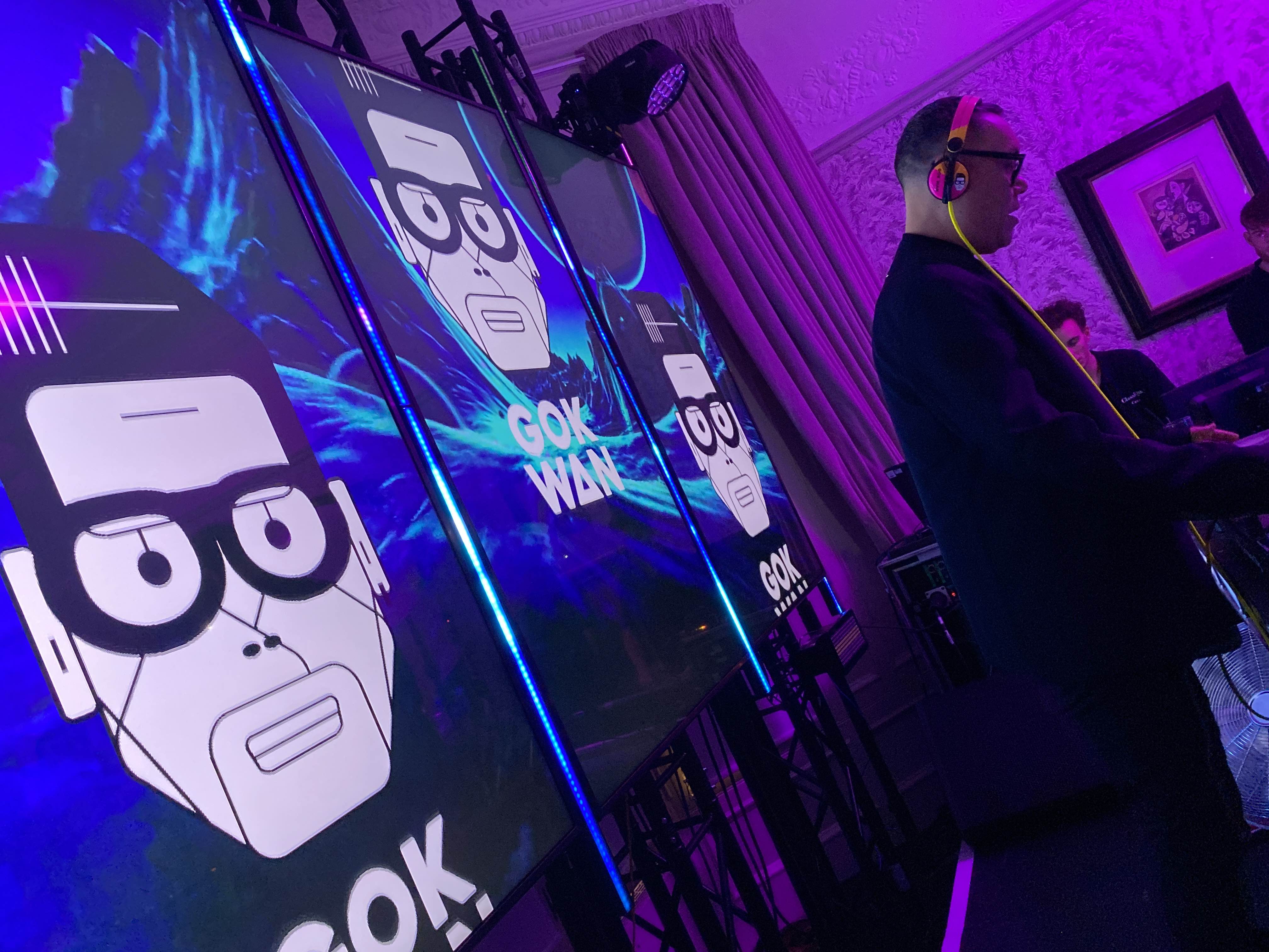 gok wan , will young , classique entertainment , cannock sound , glasgow hotel du vin , rent , production hire , CDJ3000 hire ,