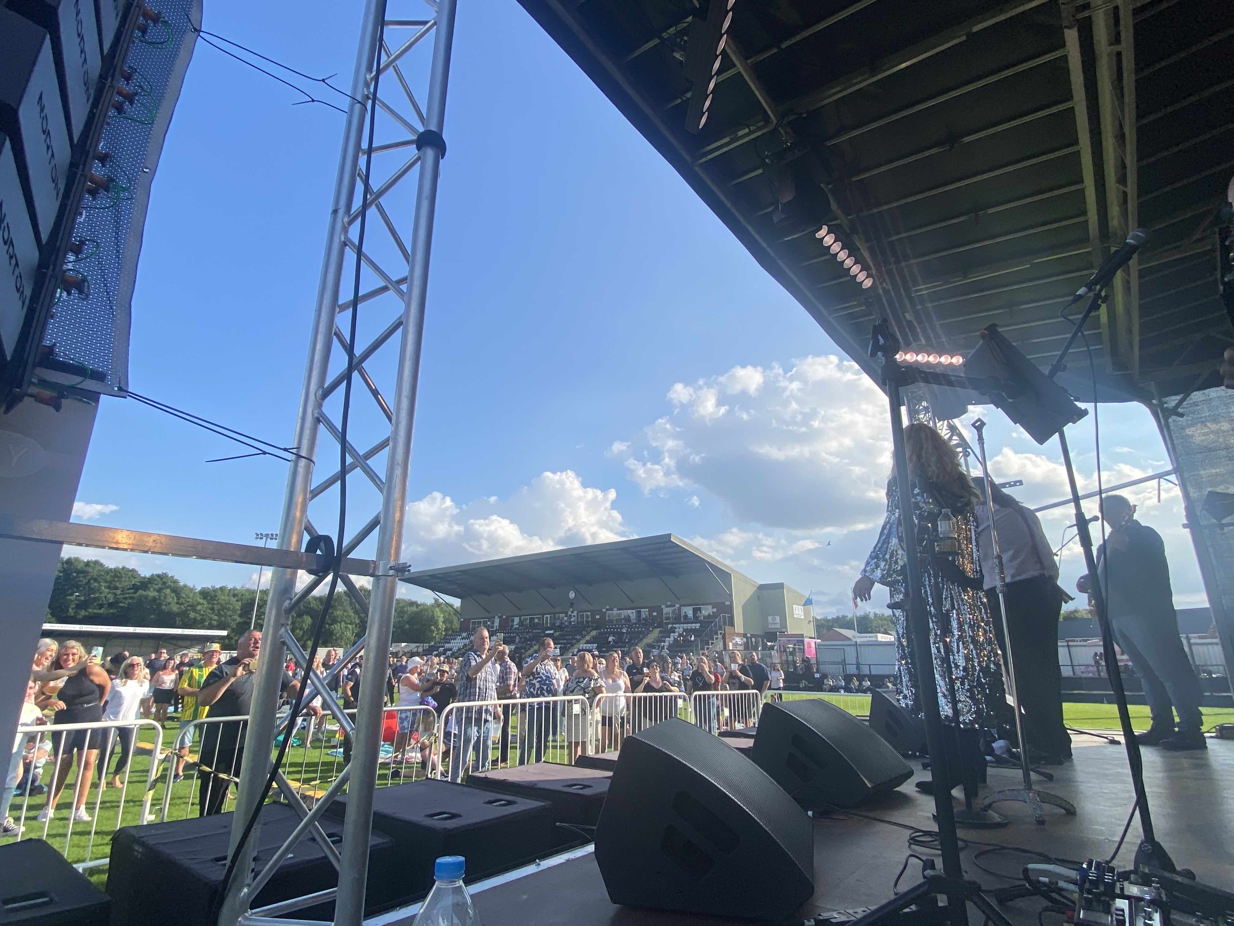 hednesford , hednesford town , hednesford FC , hednesford festival , hednesford concert , stagemen , cannock sound hire ,