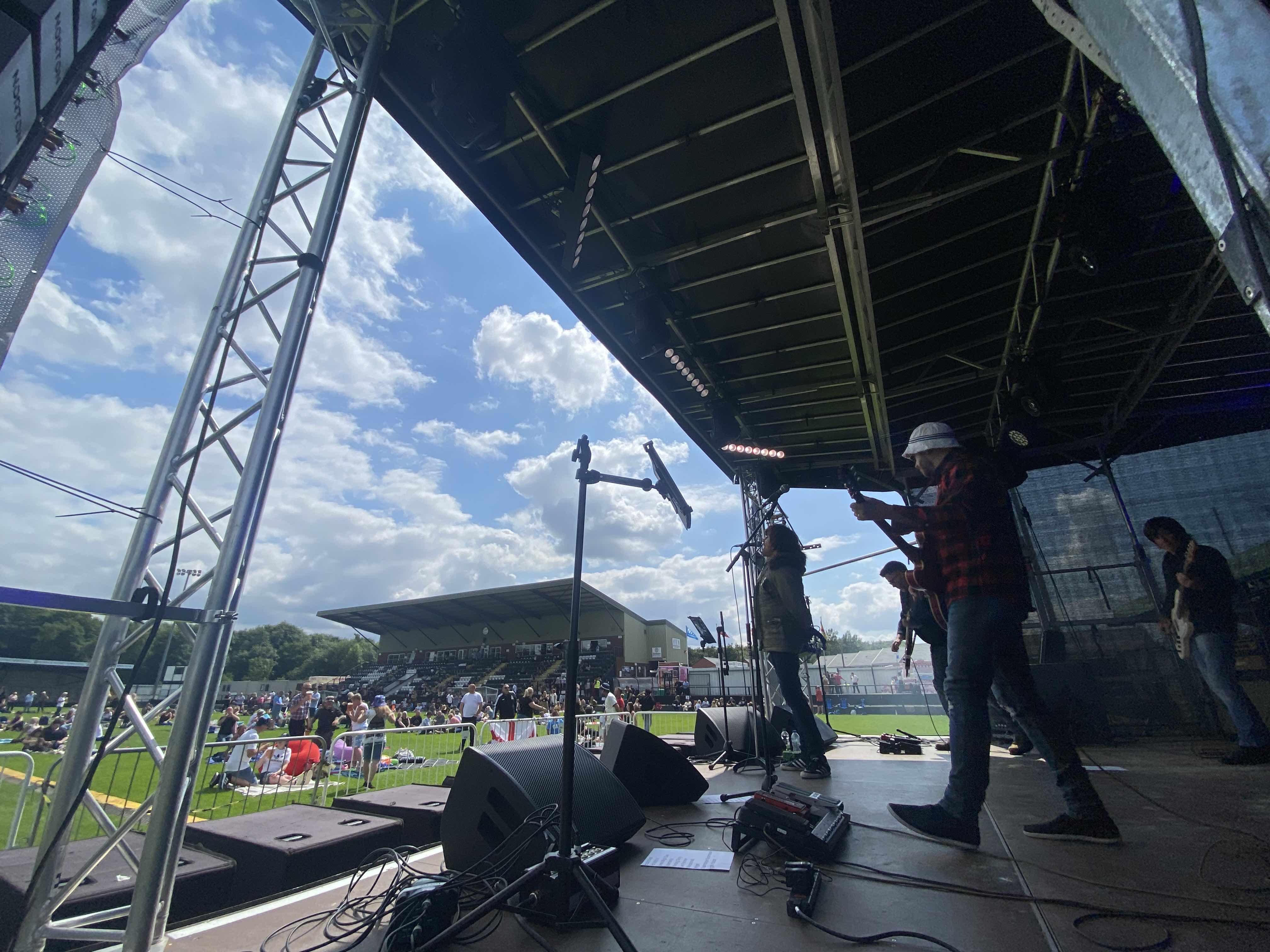 hednesford , hednesford town , hednesford FC , hednesford festival , hednesford concert , stagemen , cannock sound hire ,