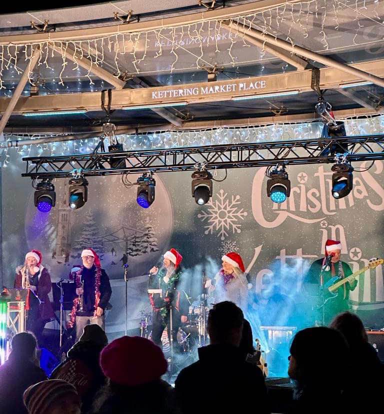 Kettering , northampton, christmas lights , christmas lights in kettering  , northampton , cannock sound hire , stage men , sound hire , stage hire ,