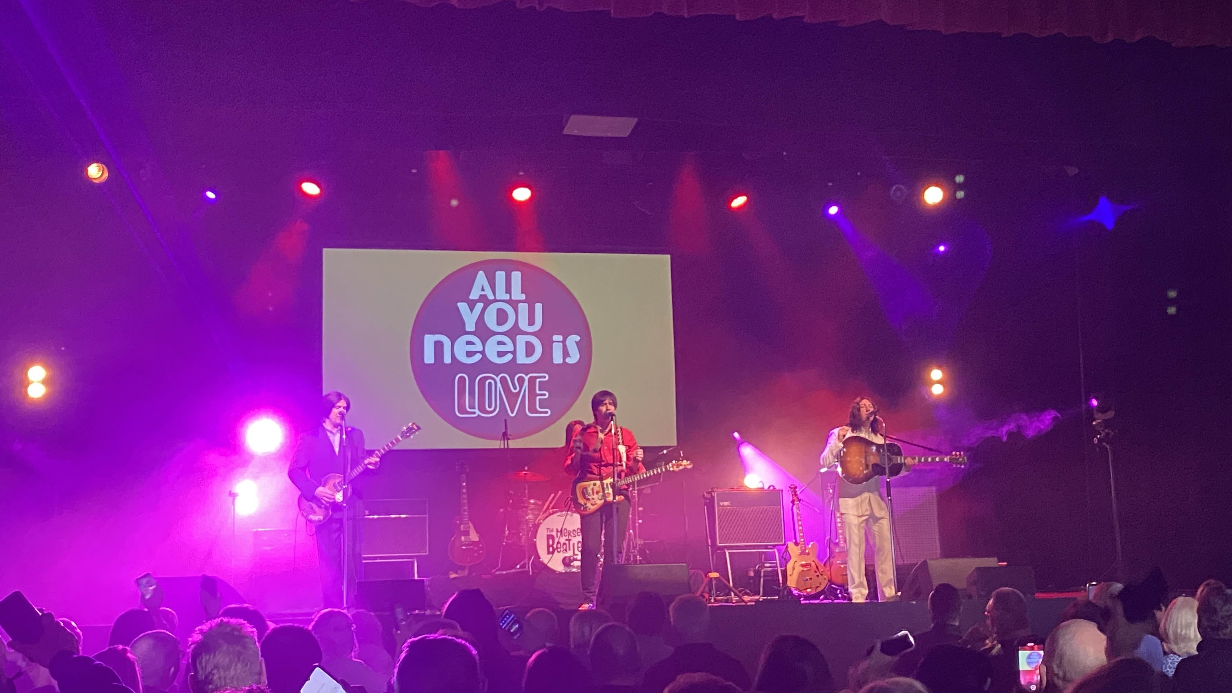 mersey beatles , the beatles , the upbeat beatles , hoddesdon , tribute band , production for touring bands , production for tribute band ,