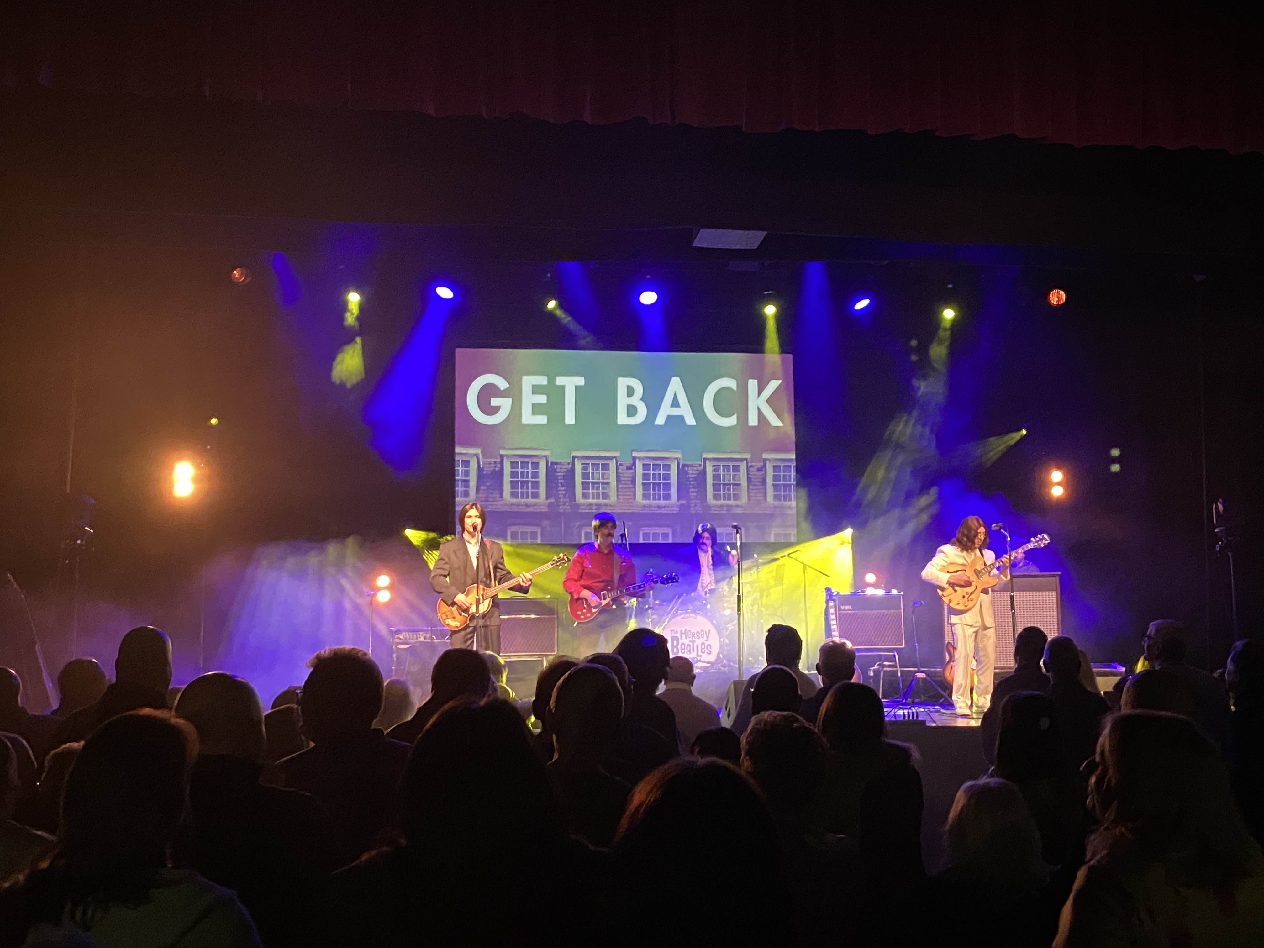 mersey beatles , the beatles , the upbeat beatles , hoddesdon , tribute band , production for touring bands , production for tribute band ,