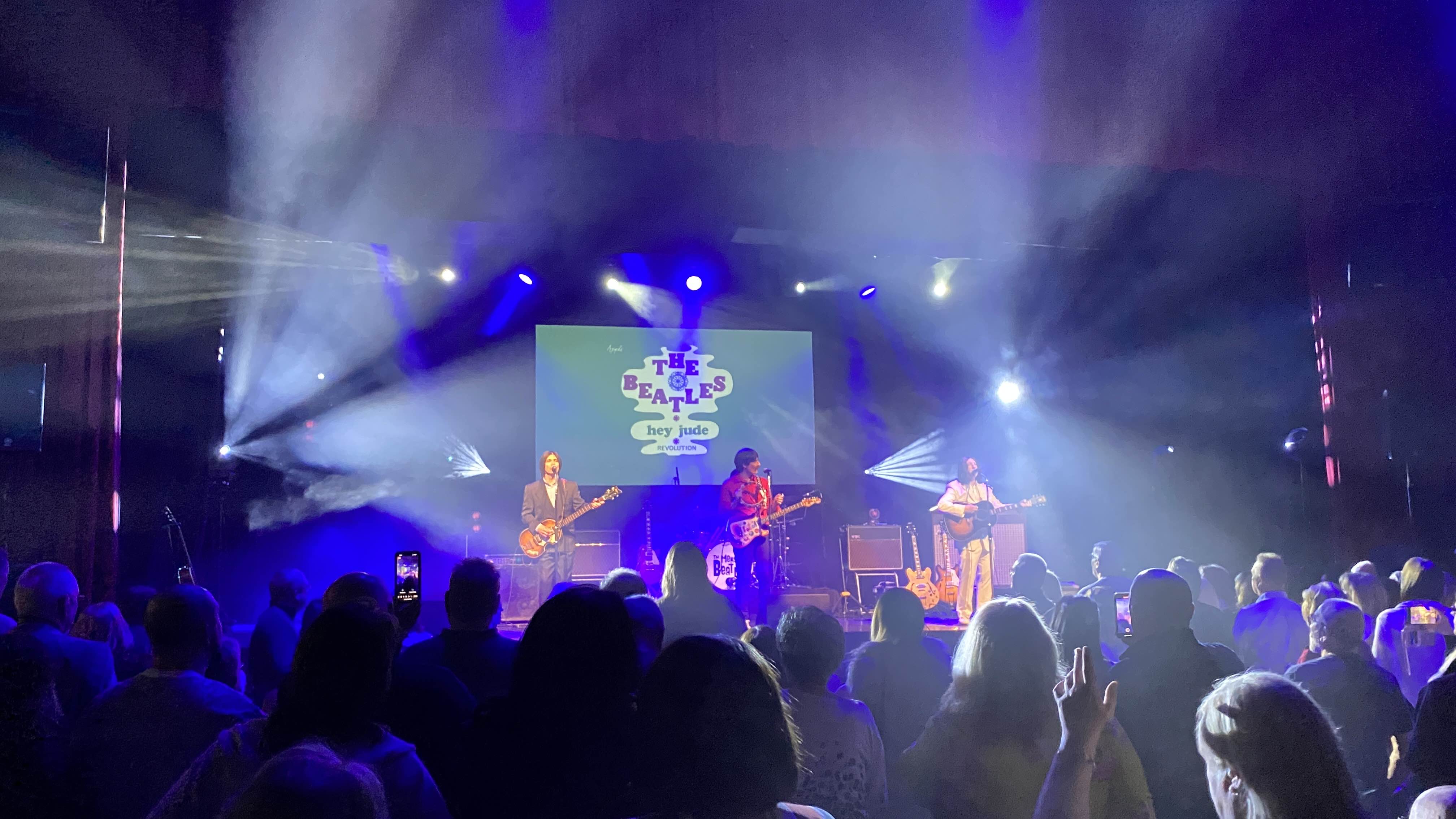 mersey beatles , the beatles , the upbeat beatles , hoddesdon , tribute band , production for touring bands , production for tribute band ,