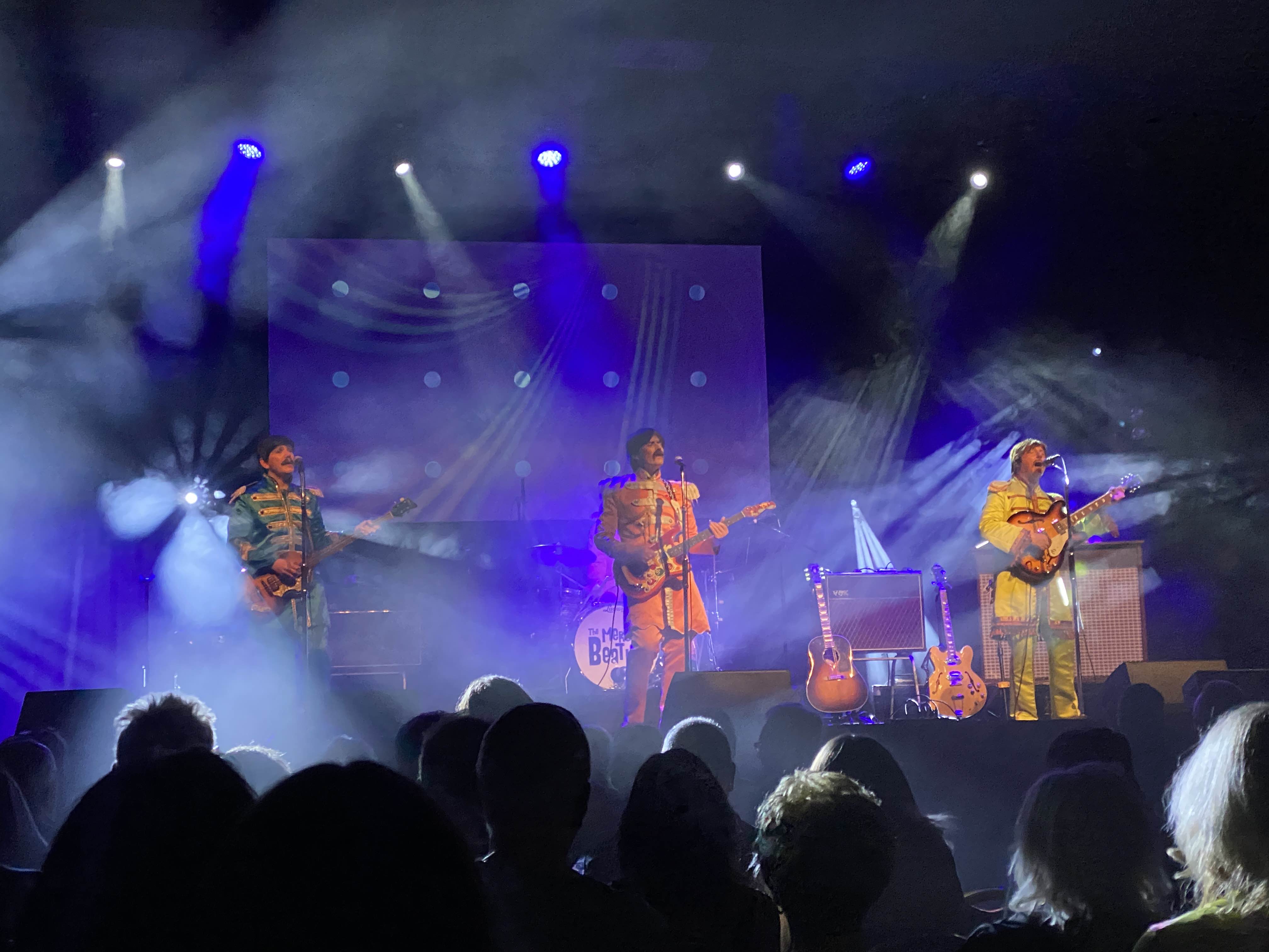 mersey beatles , the beatles , the upbeat beatles , hoddesdon , tribute band , production for touring bands , production for tribute band ,