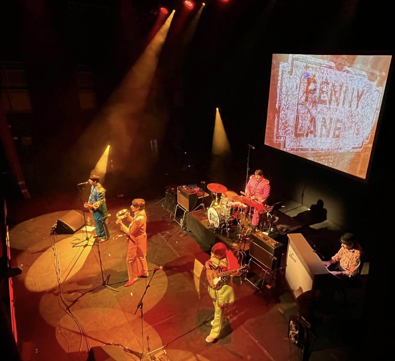 mersey beatles , the beatles , the upbeat beatles , hoddesdon , tribute band , production for touring bands , production for tribute band ,