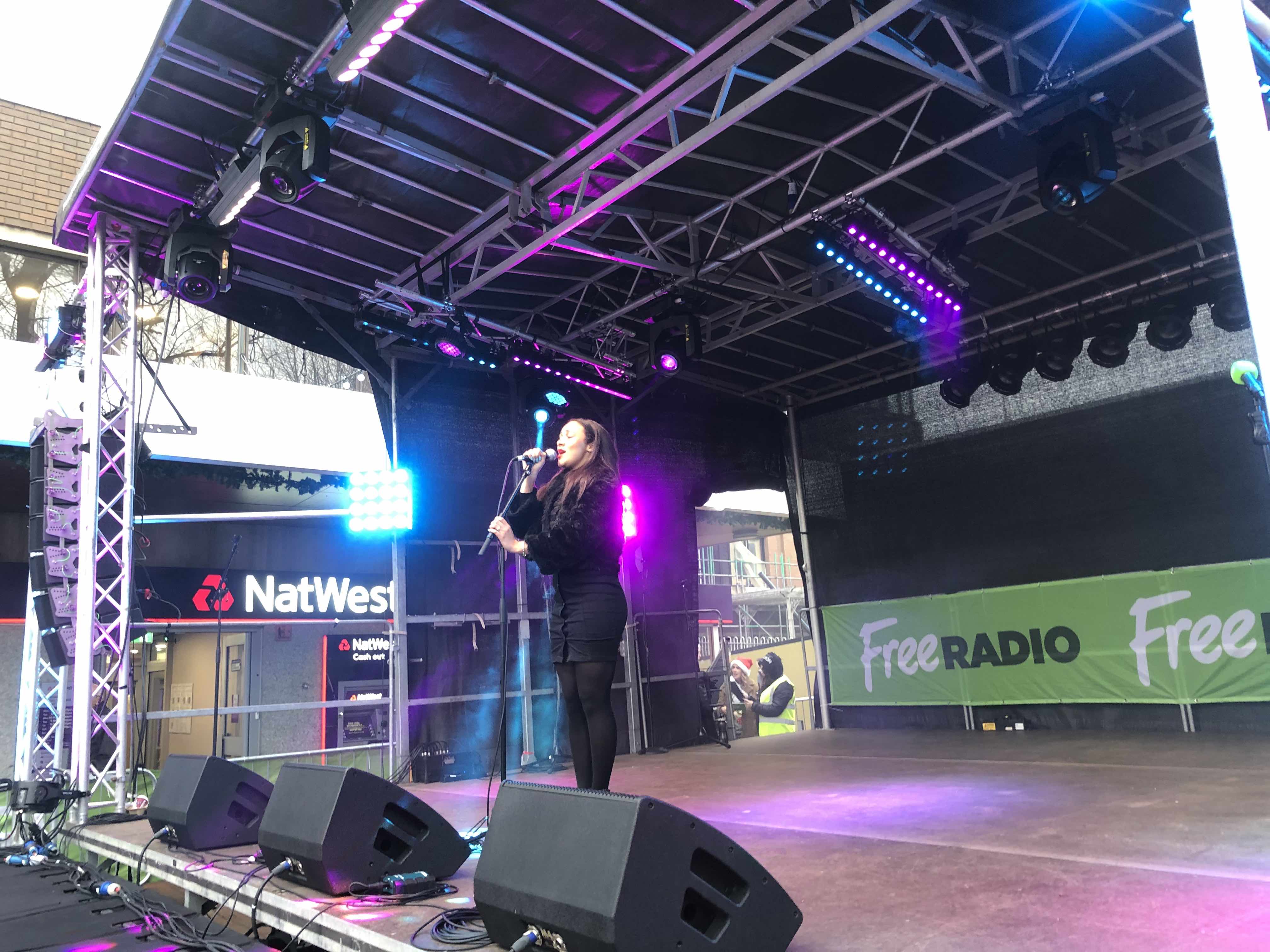 Free Radio , Christmas lights switch on , the best christmas lights switch on 2019 , local christmas lights switch on , sutton coldfield christmas lights switch on , production for christmas lights switch on , sutton coldfield BID christmas , sutton coldfield BID 2019 , sutton coldfield BID events ,