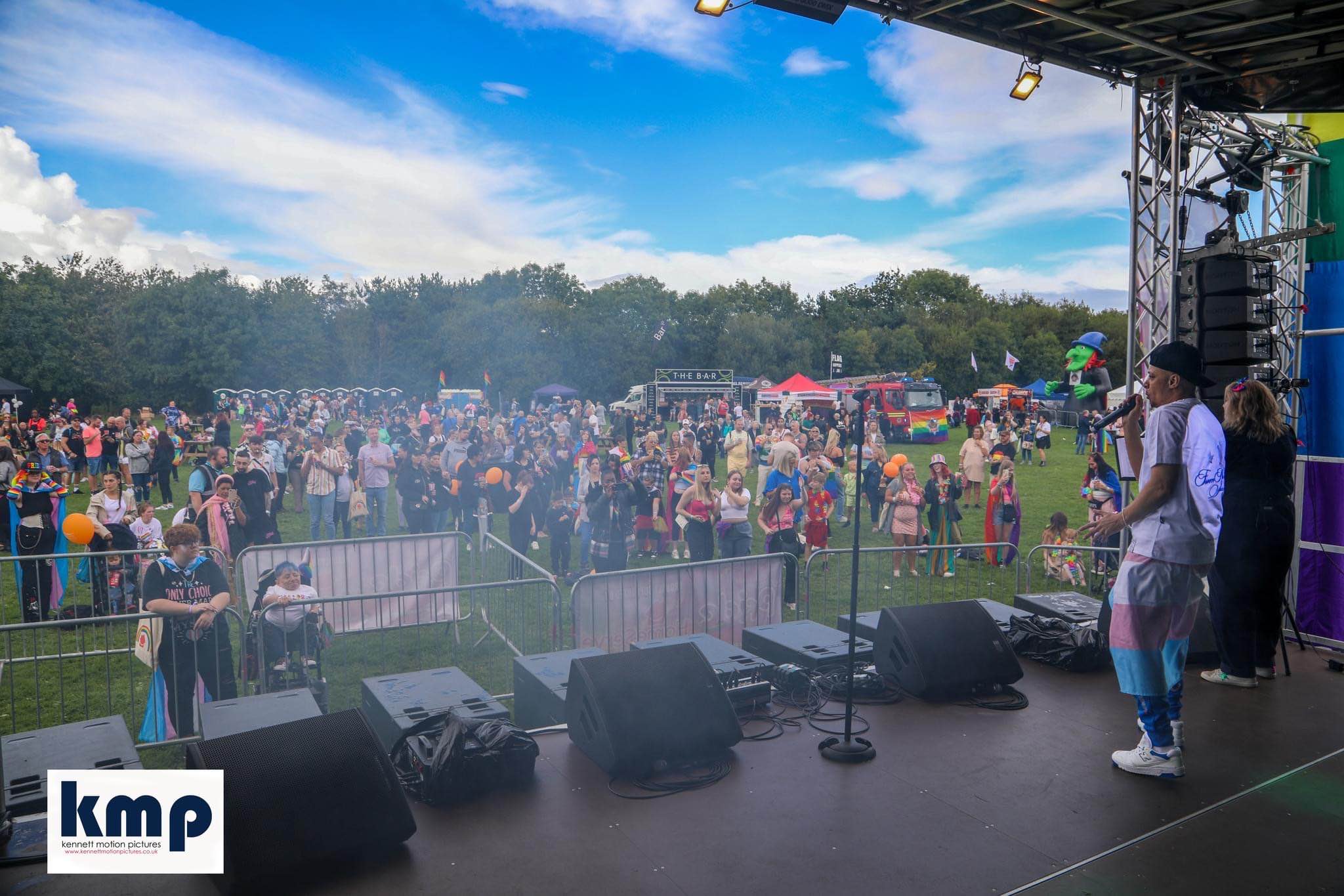 walsall pride , walsall pride 2023 , walsall , stagemen , outdoor festival , eventprofs , audio production , cannock sound hire , cannock sound ,