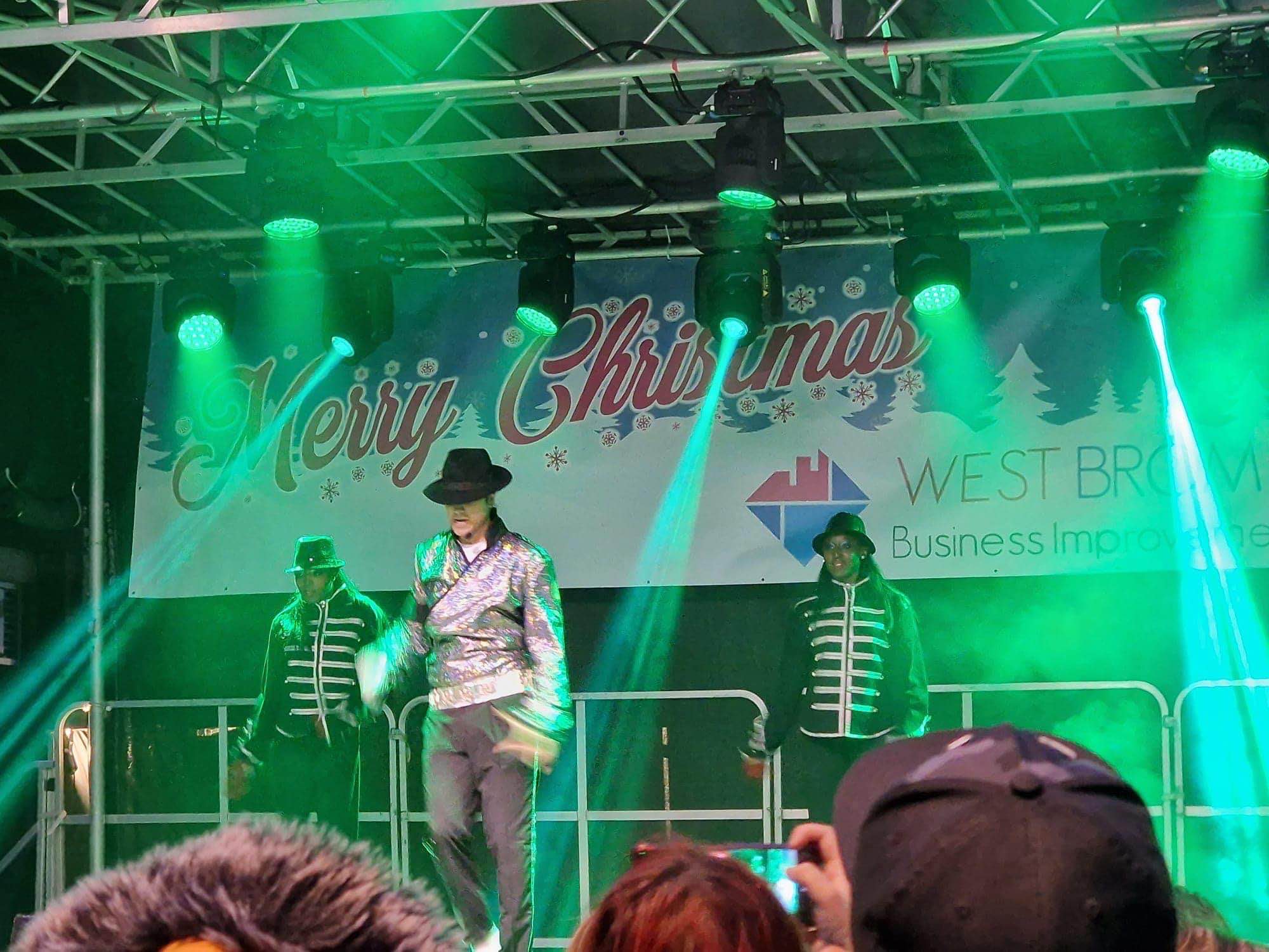 west bromwich , west bromwich bid , sandwell , christmas , 5ive , bella deanie , cannock sound , stage men ,