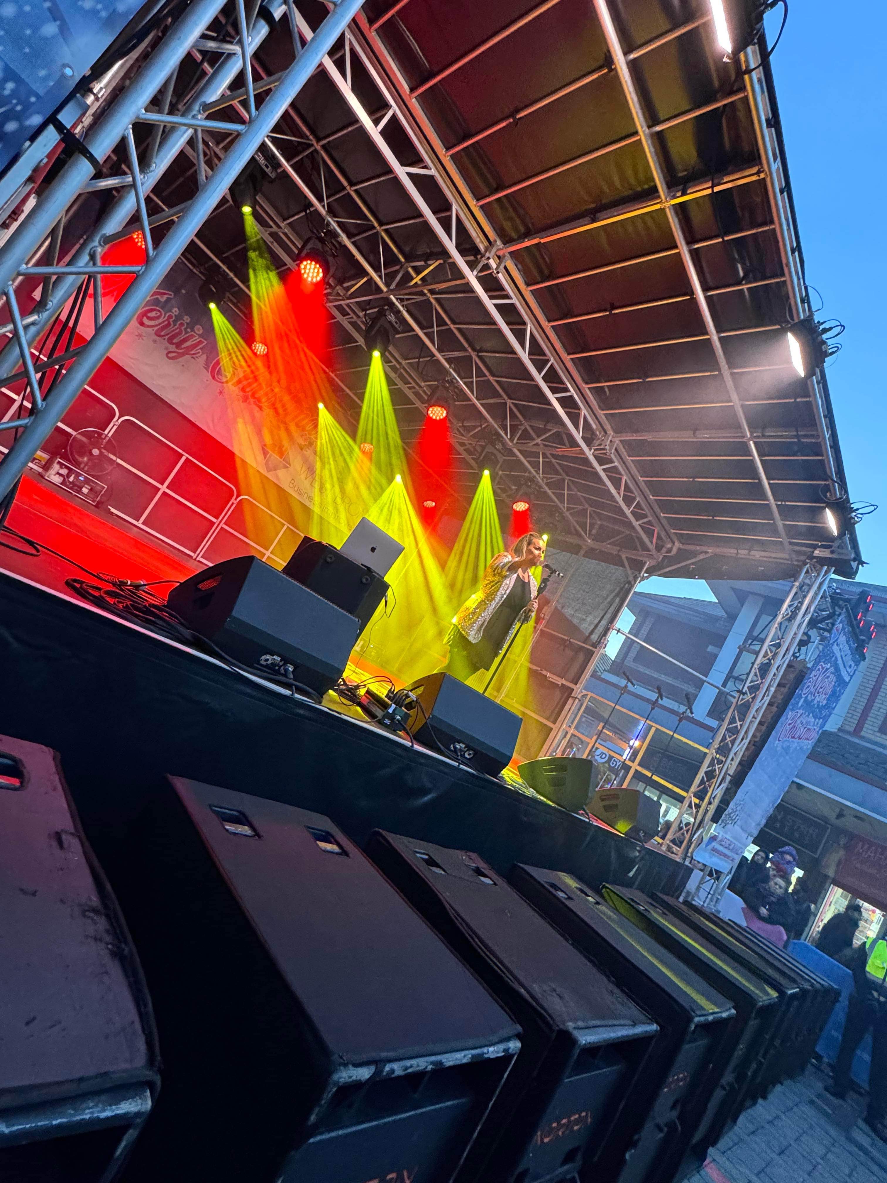 west bromwich west brom , christmas lights , christmas lights in west brom , east 17 , cannock sound hire , stage men , sound hire , stage hire ,