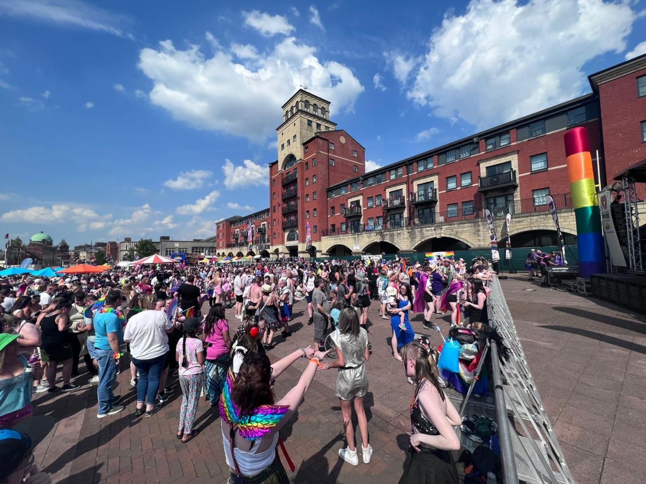 wolverhampton pride , pride , wolverhampton , wolves , wolves pride , gay pride , wolverhampton gay , festival , cannock sound hire , stage men ,